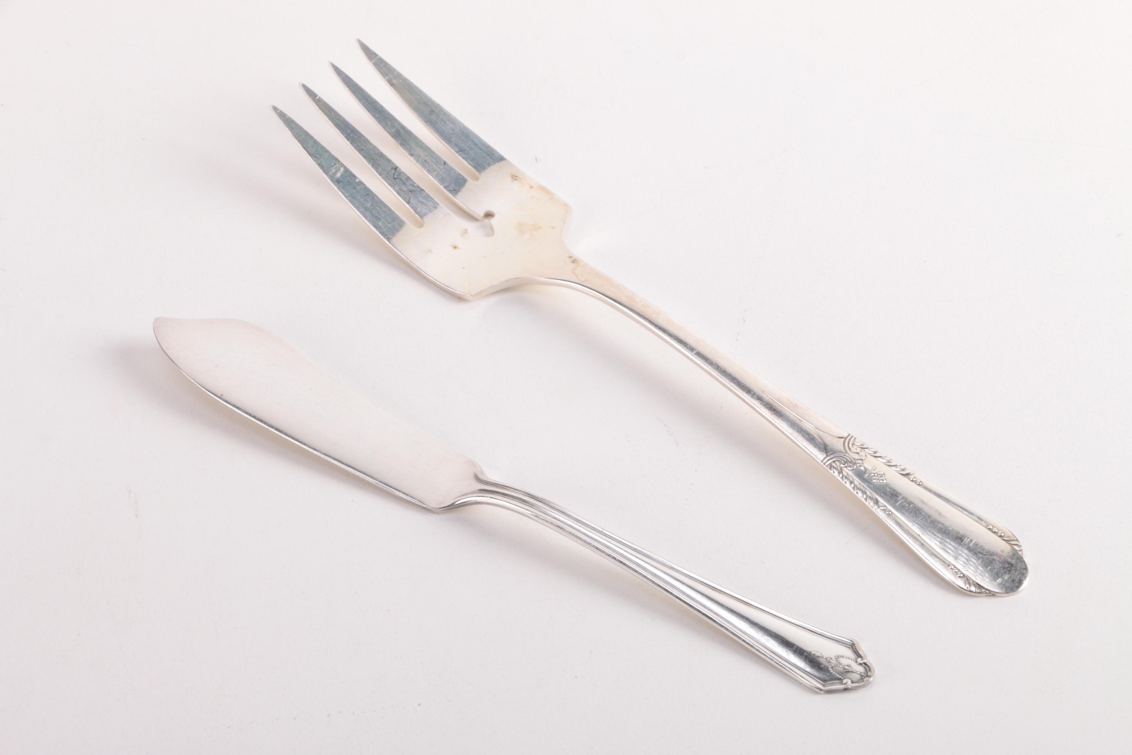 Silver Plate Flatware Featuring Wm Rogers Mfg. Co.