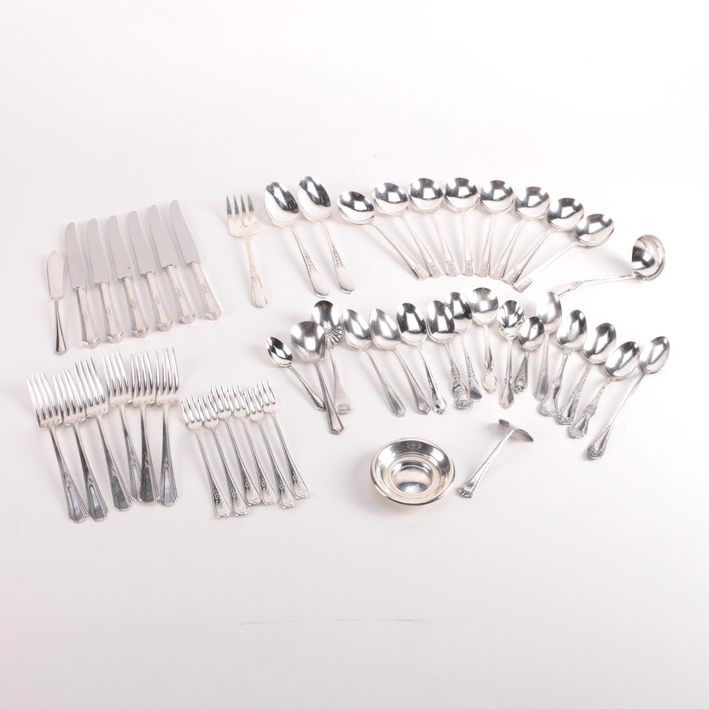 Silver Plate Flatware Featuring Wm Rogers Mfg. Co.