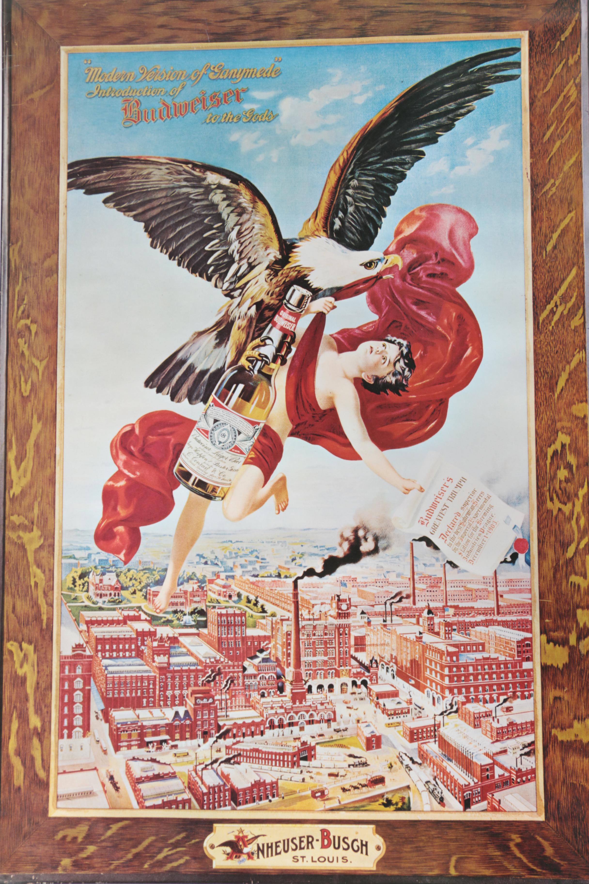 Offset Lithographic Posters for Anheuser-Busch