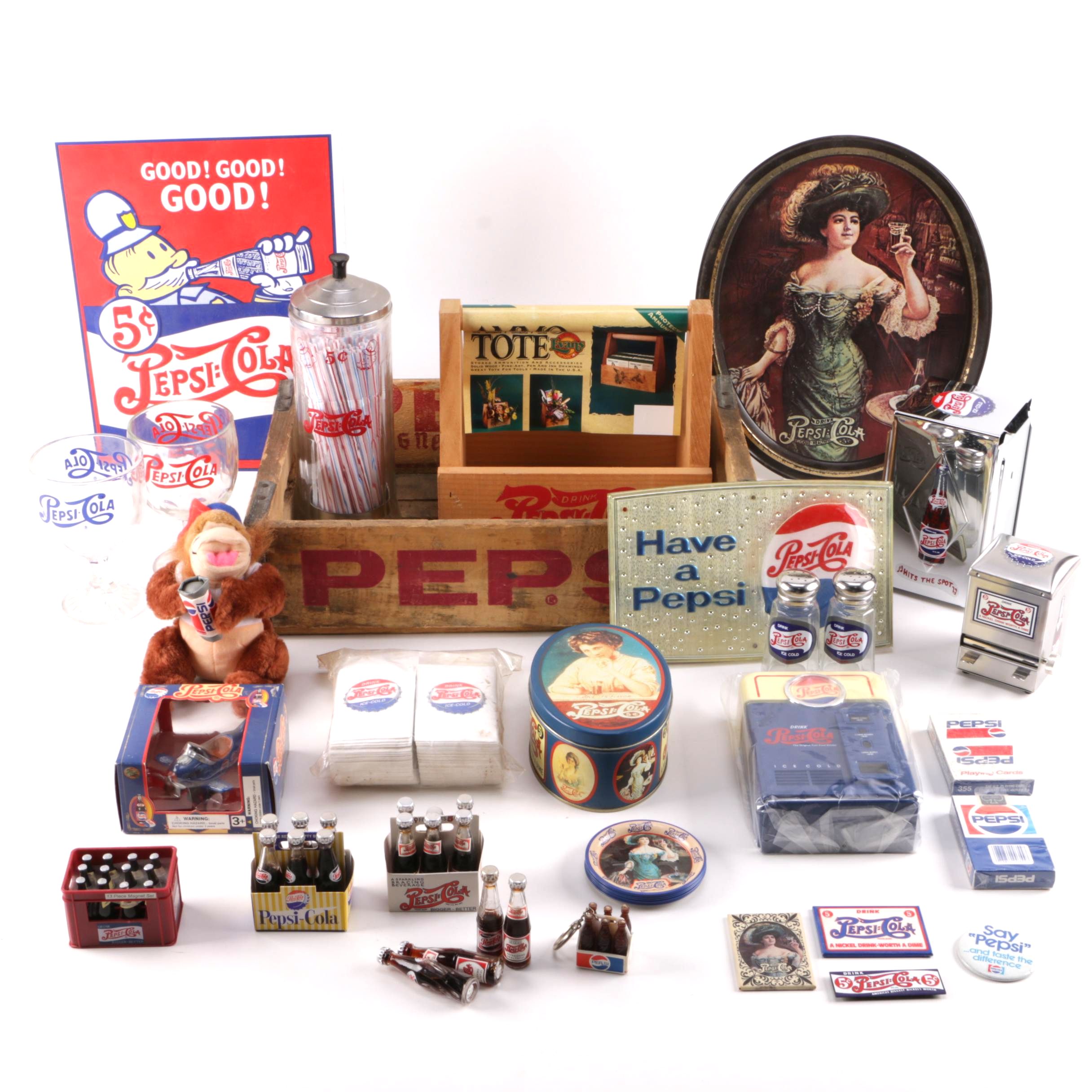 Assortment of Pepsi Collectibles