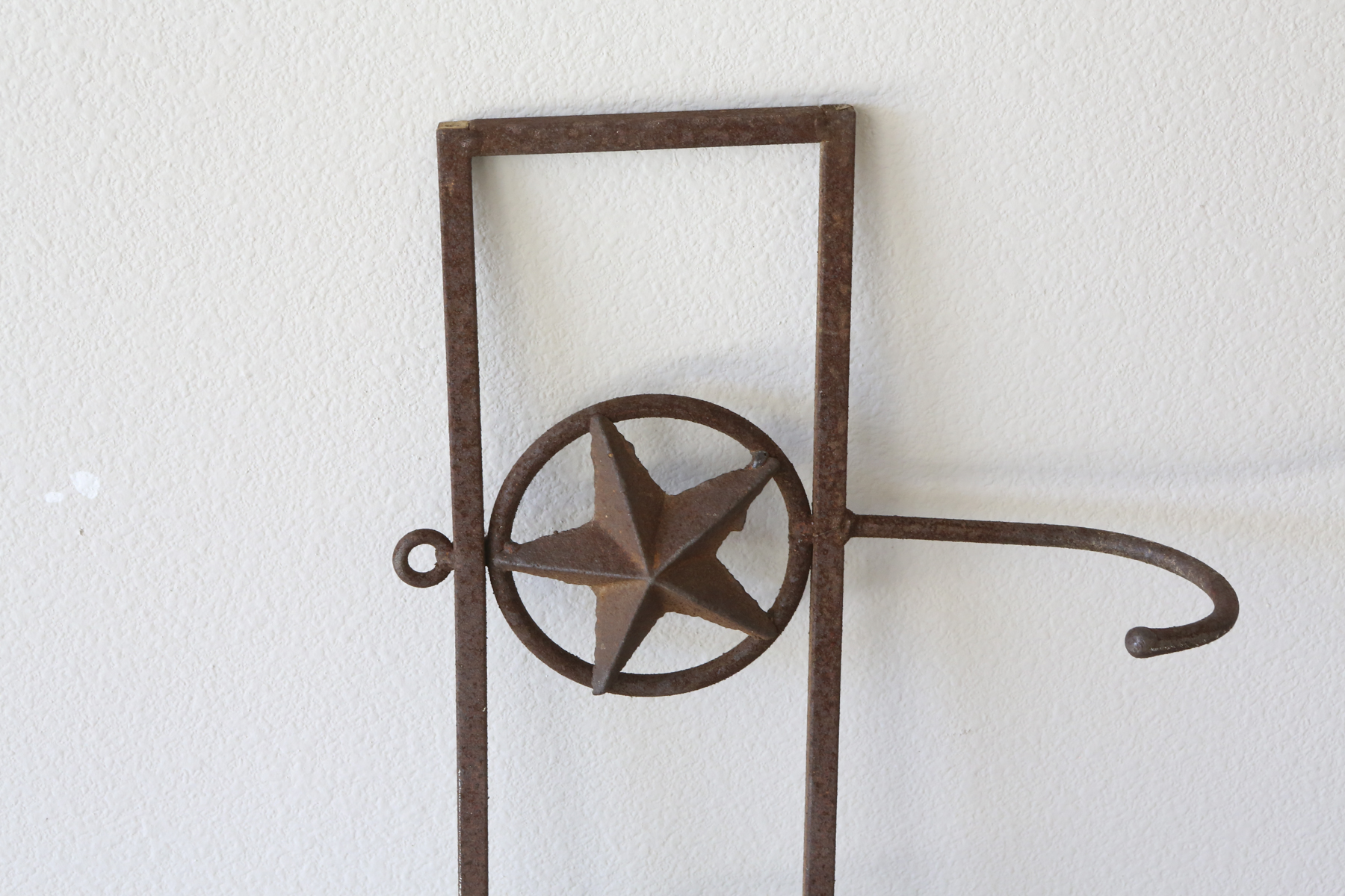 Rustic Texas Star Wall Decor and Hook