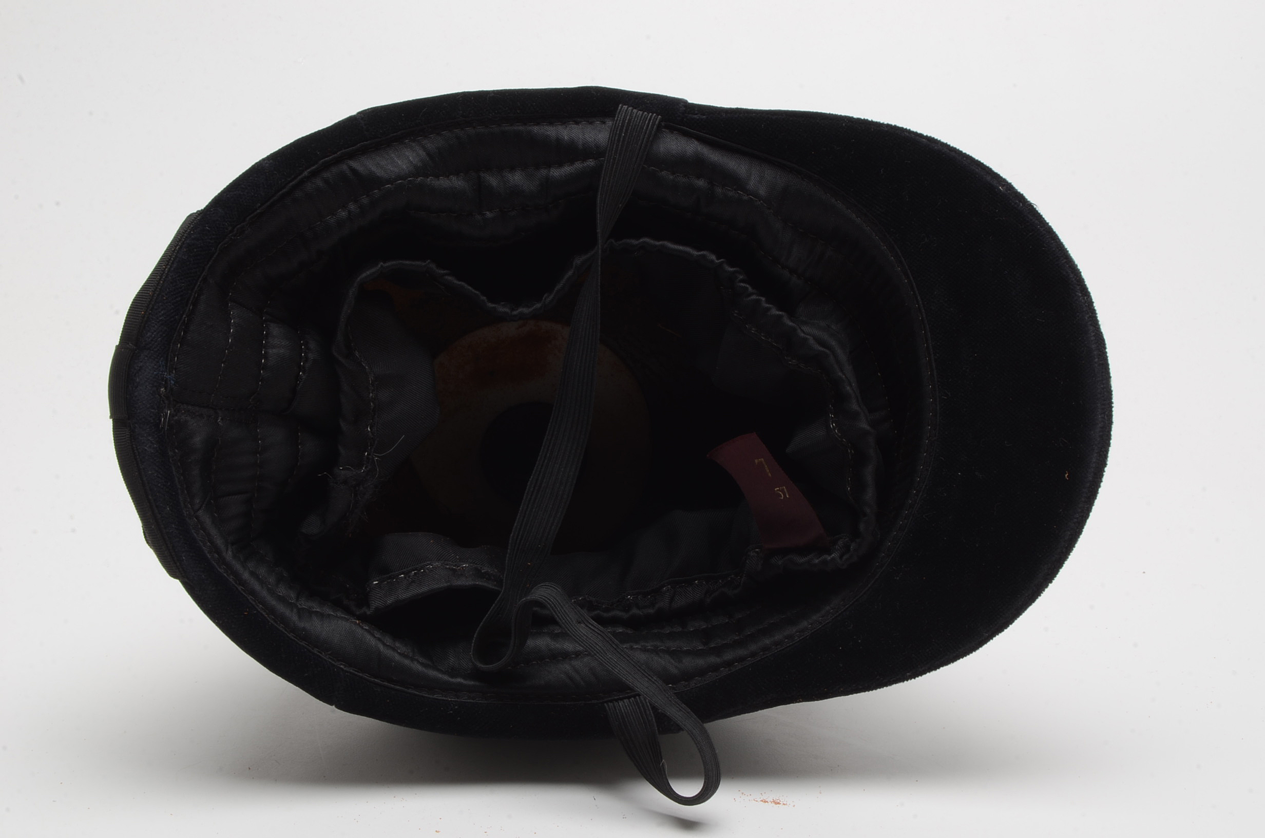 Black Velvet "Rolinx" Equestrian Riding Helmet