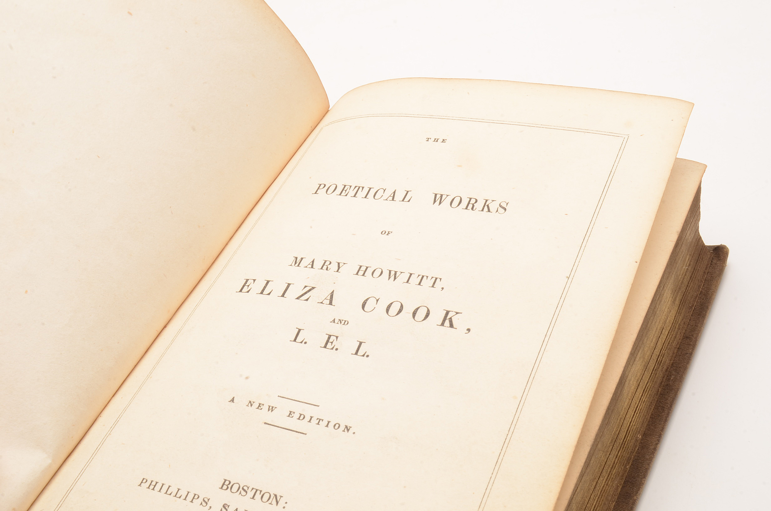 Group of Antique Poetry Books Including Lord Byron