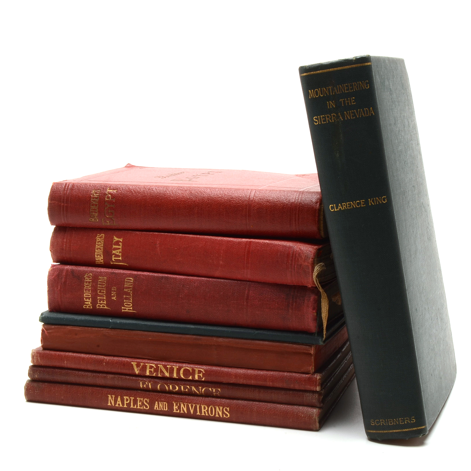 Collection of Vintage "Baedeker's" and "Cooks" Travel Guides