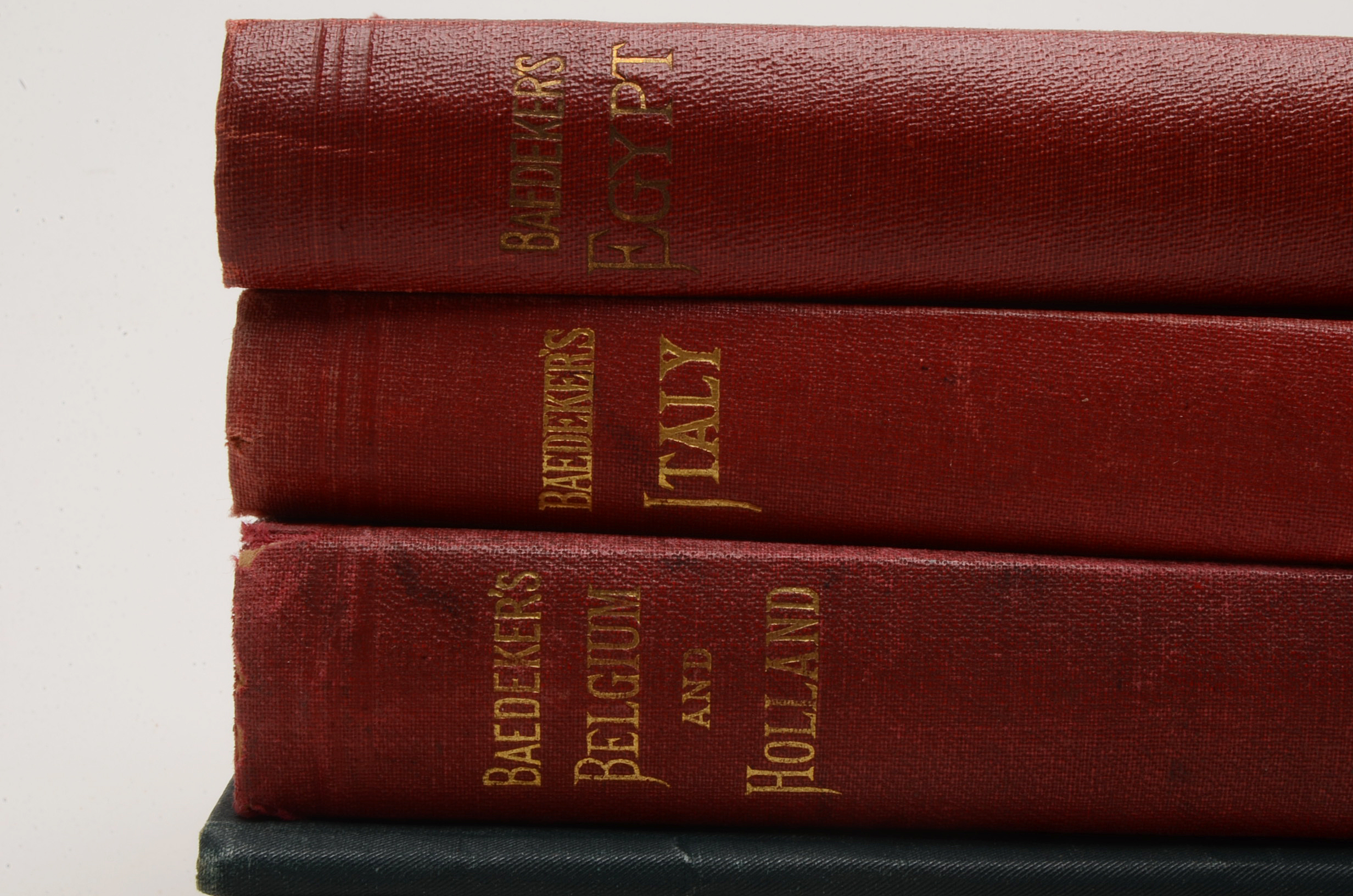 Collection of Vintage "Baedeker's" and "Cooks" Travel Guides