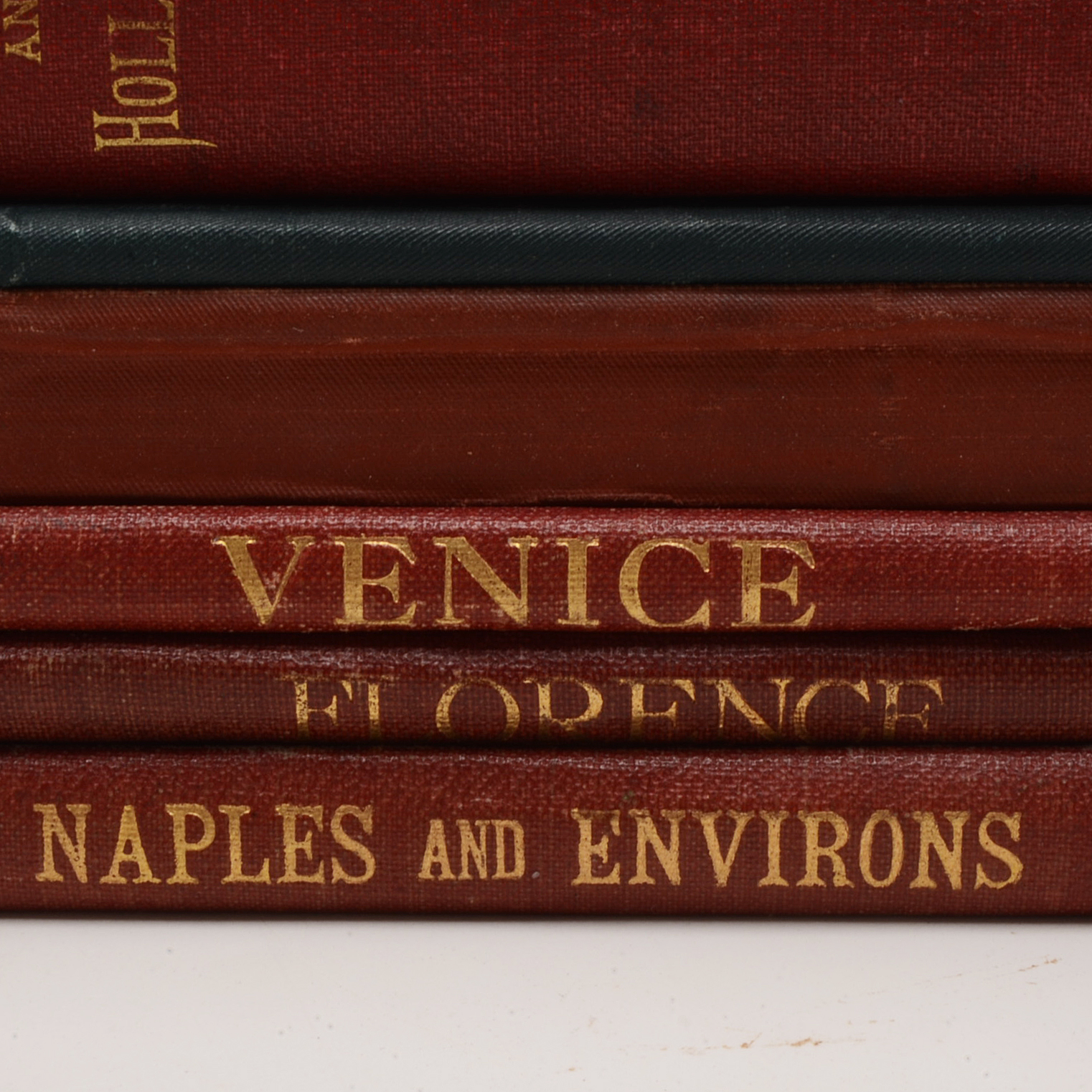 Collection of Vintage "Baedeker's" and "Cooks" Travel Guides