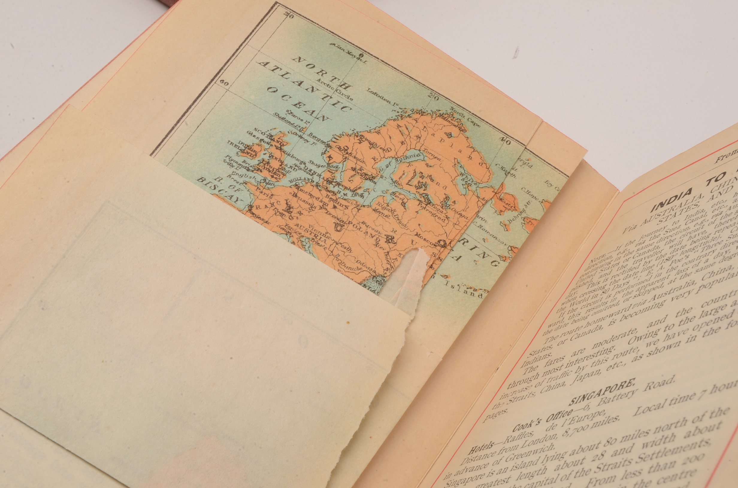 Collection of Vintage "Baedeker's" and "Cooks" Travel Guides