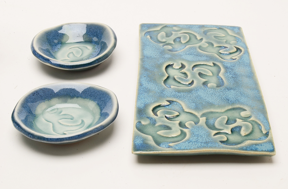 Japanese Sushi Dishes and Bookends