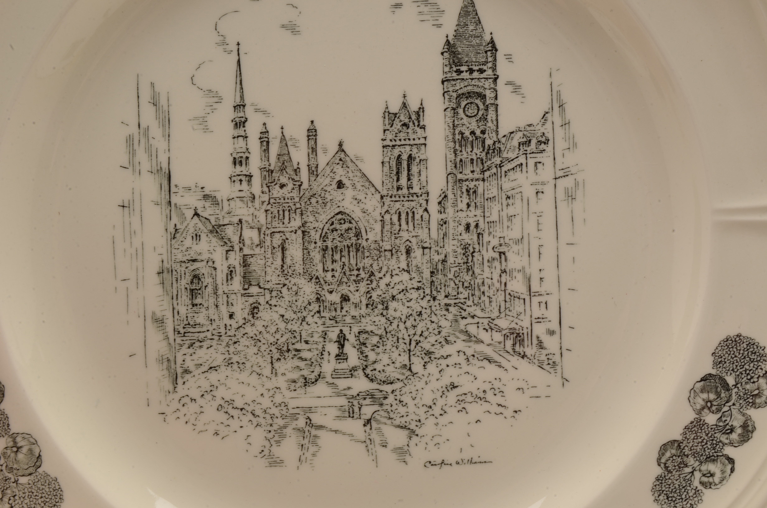 Eight Caroline Williams Collectible Plates of Cincinnati