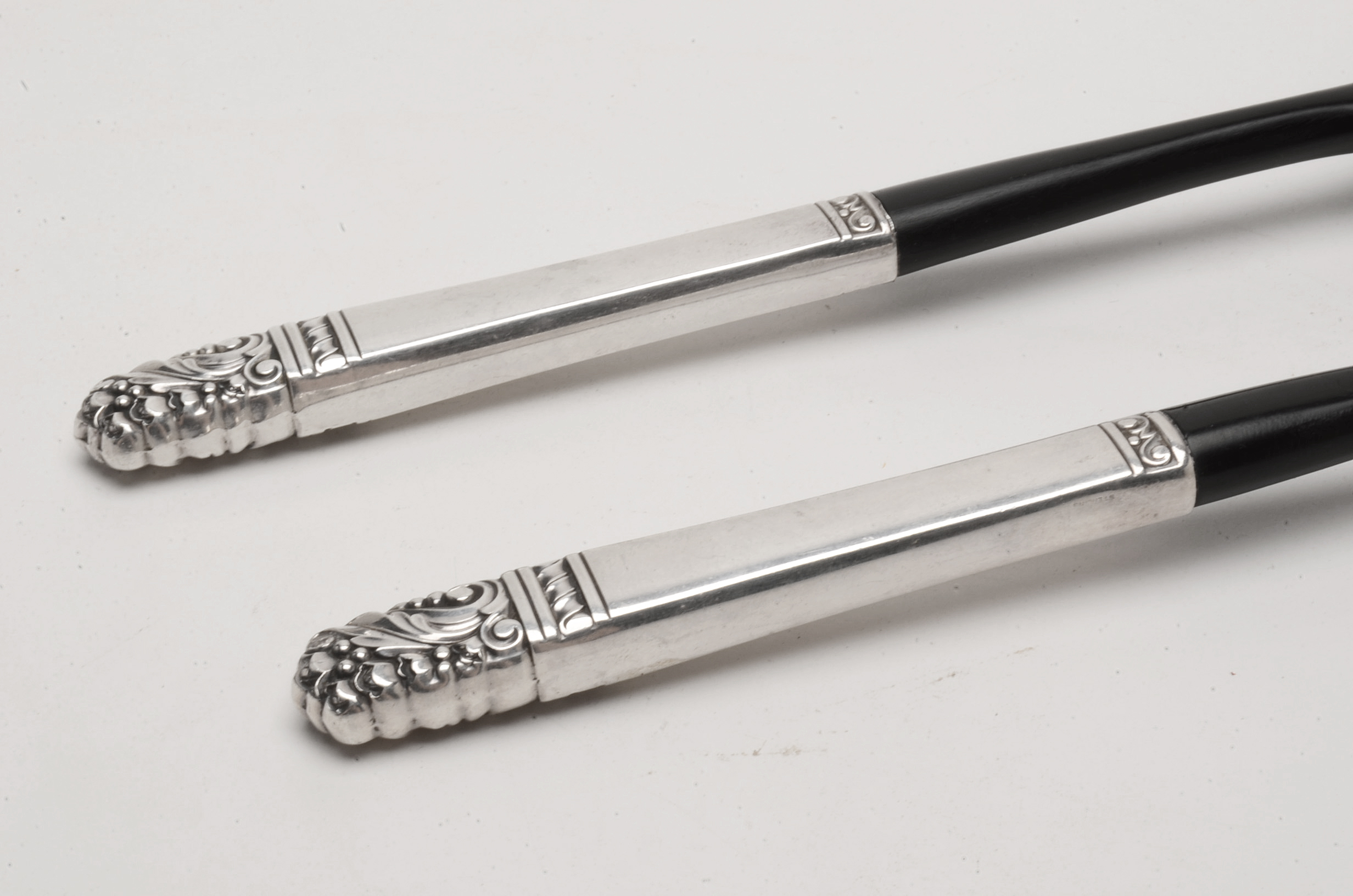 Pair of Sterling Handled Salad Servers