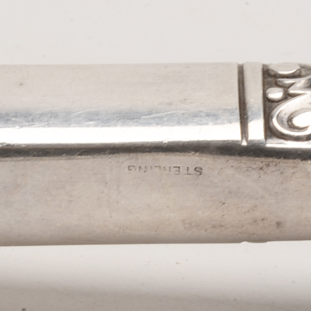 Pair of Sterling Handled Salad Servers