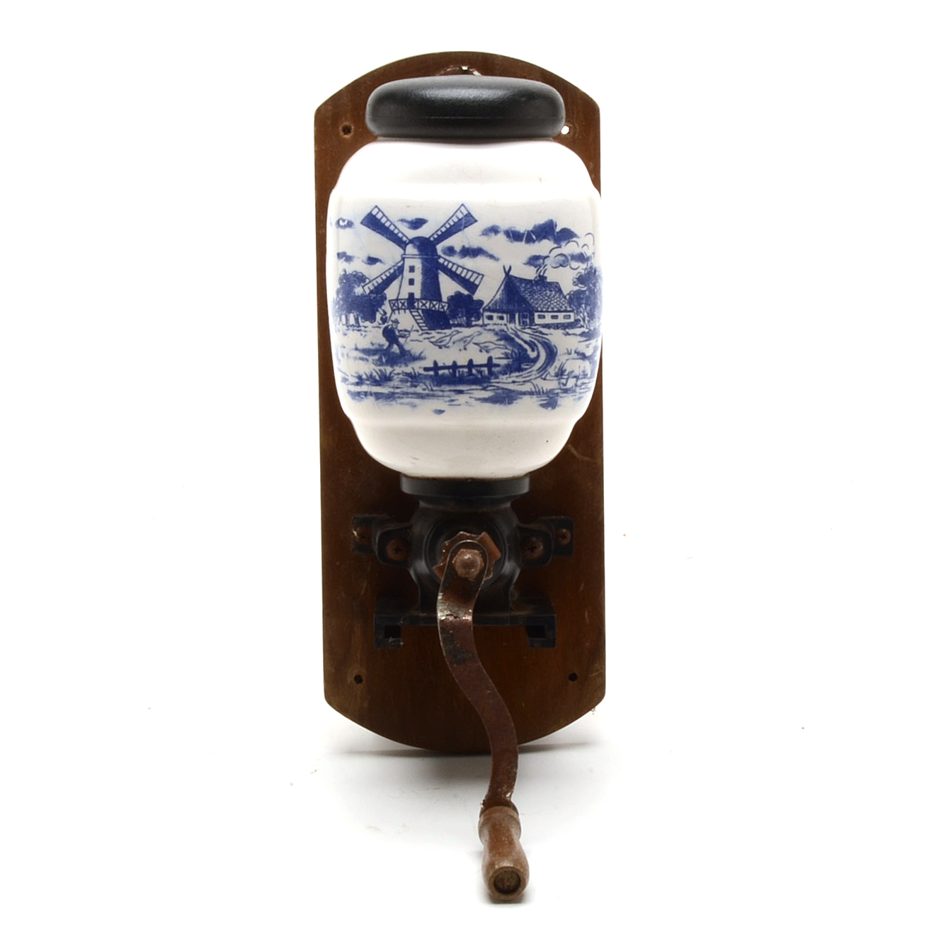 Vintage Delft Wall Coffee Grinder