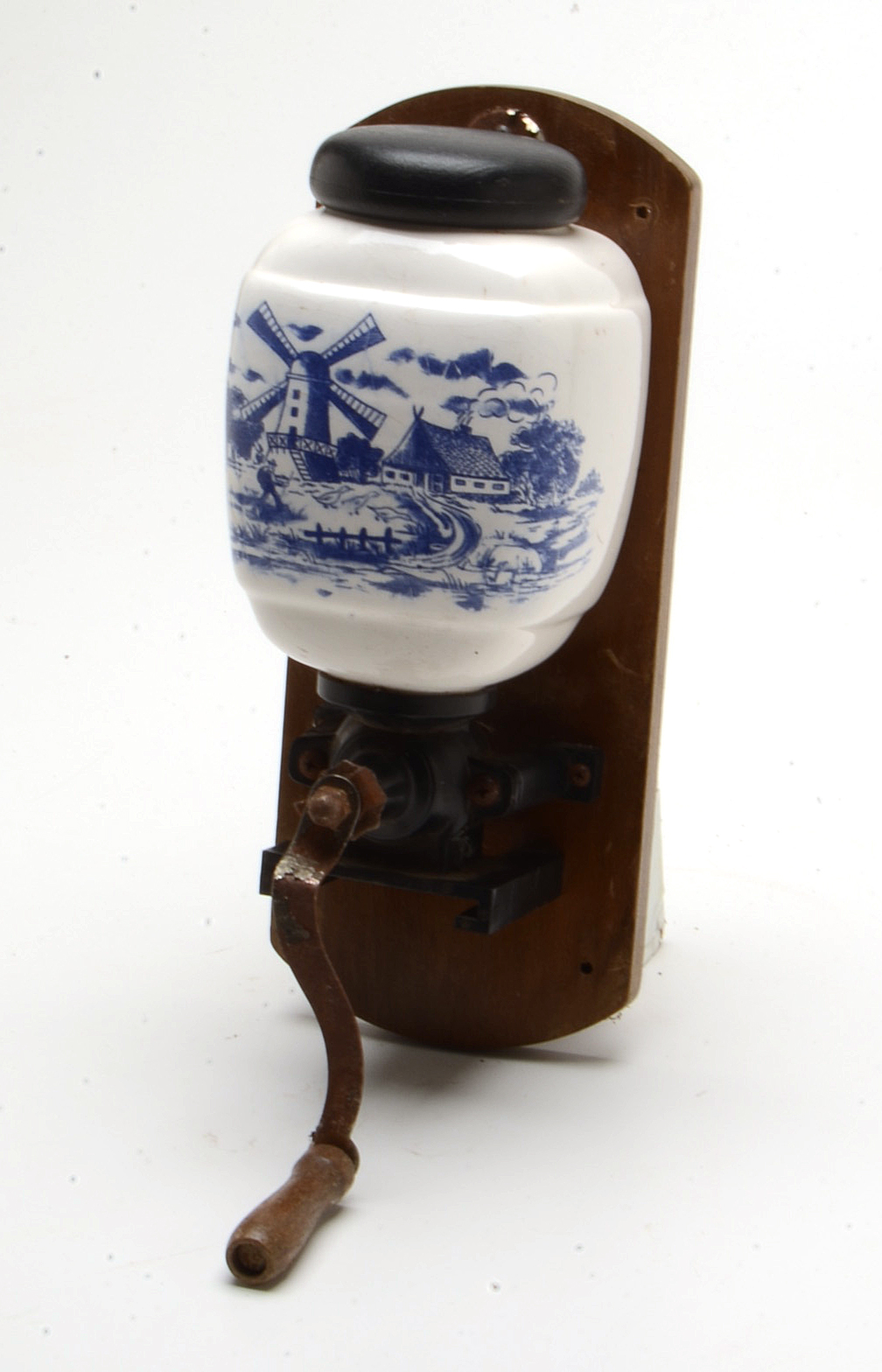 Vintage Delft Wall Coffee Grinder