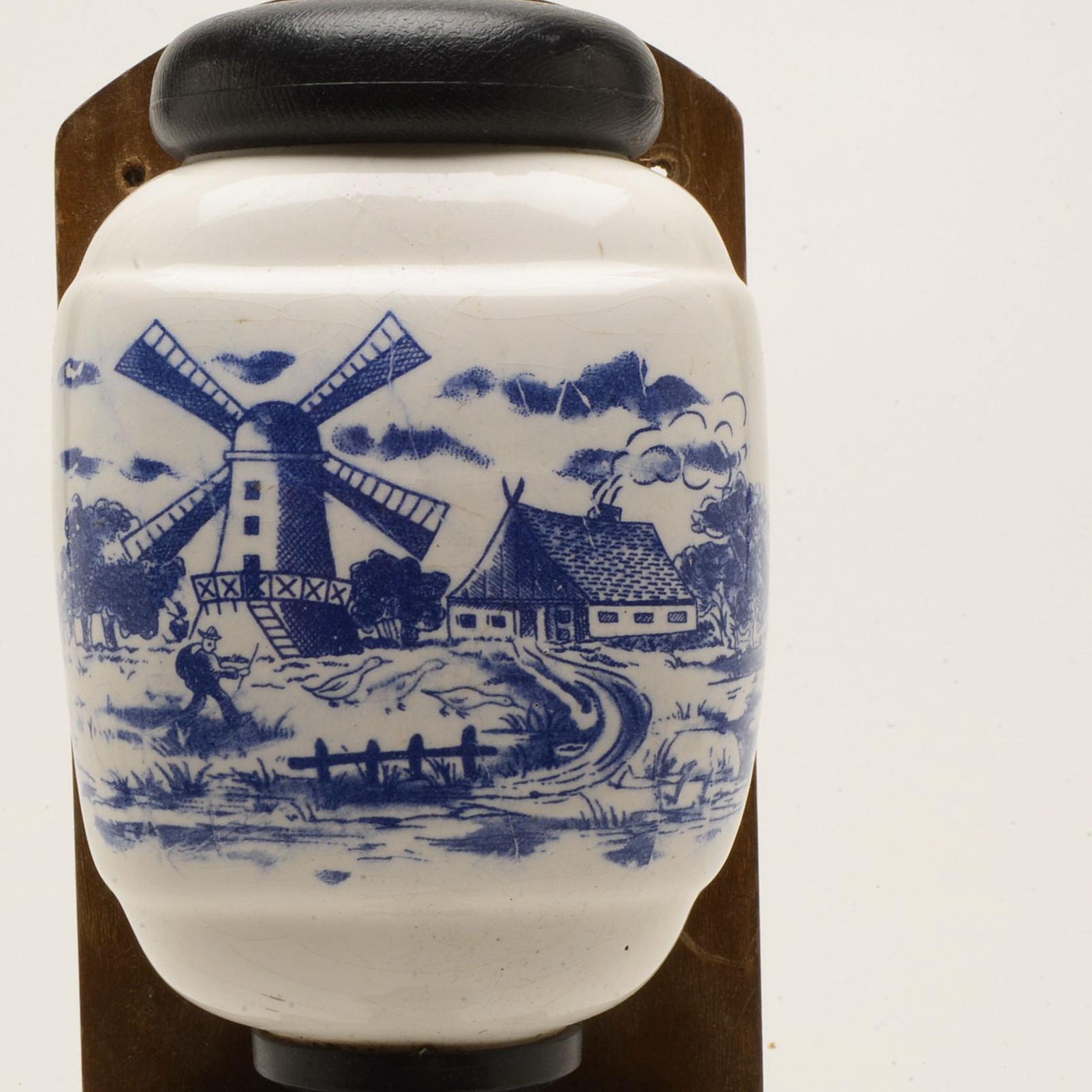 Vintage Delft Wall Coffee Grinder