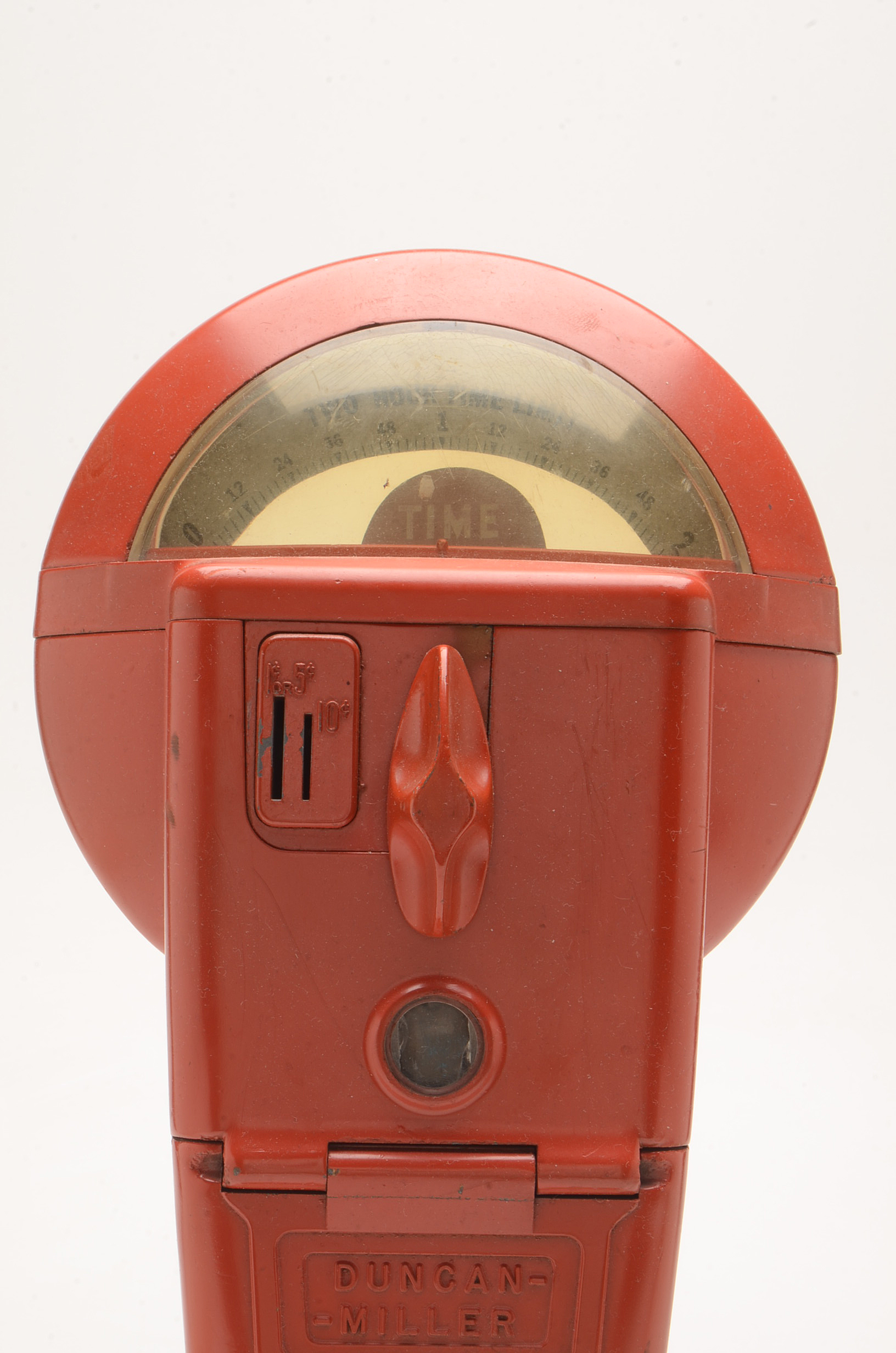 Vintage Duncan Parking Meter Mounted on a Base