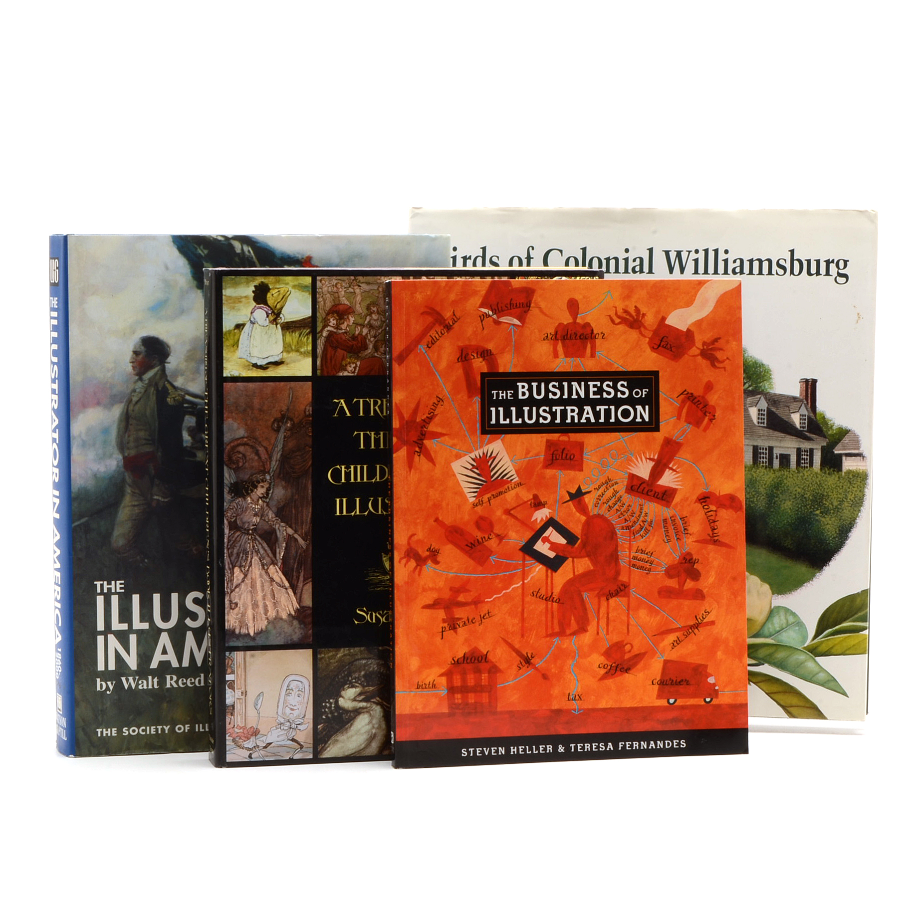 Oversized Coffee Table and Illustration Books