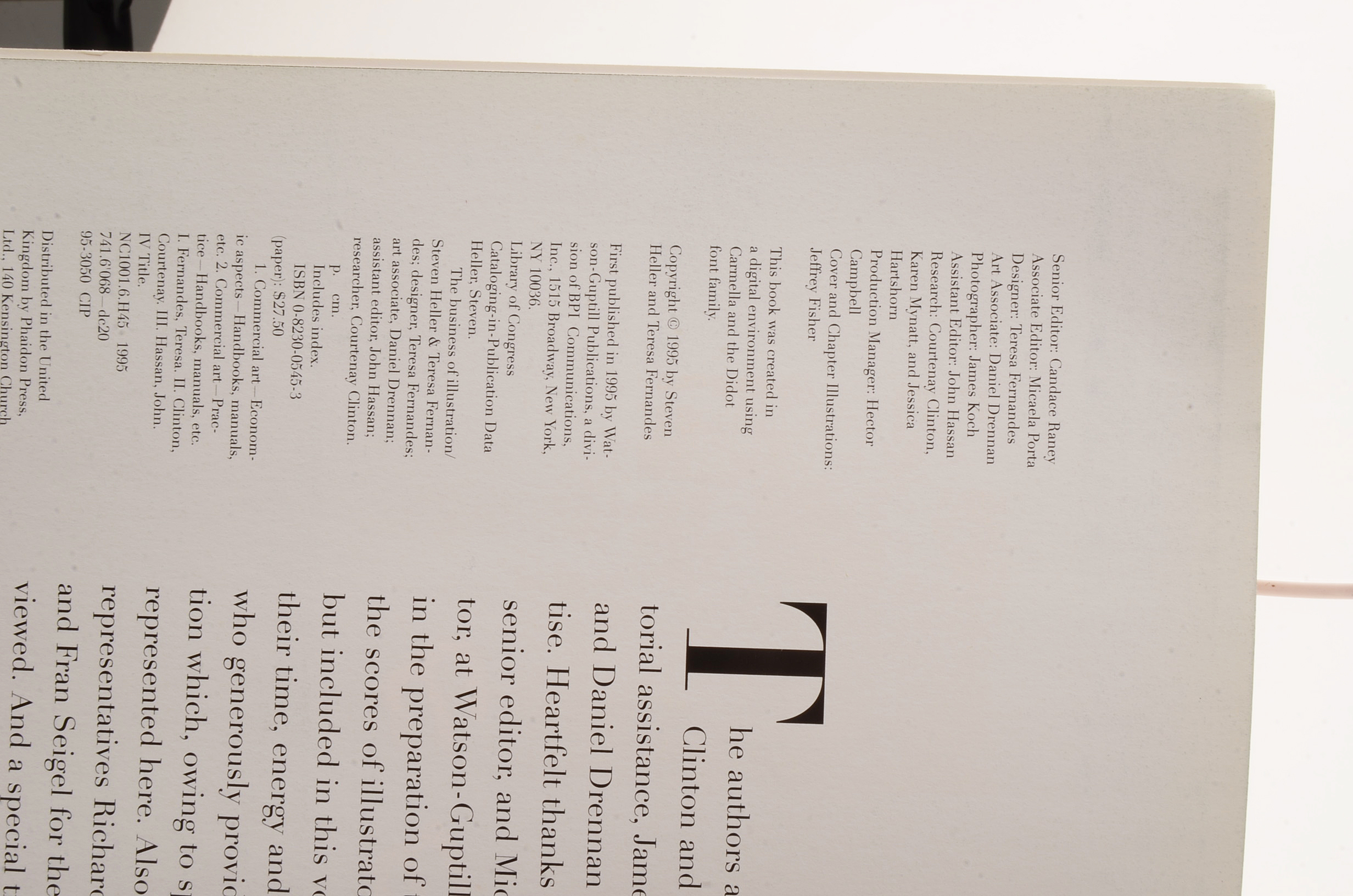 Oversized Coffee Table and Illustration Books