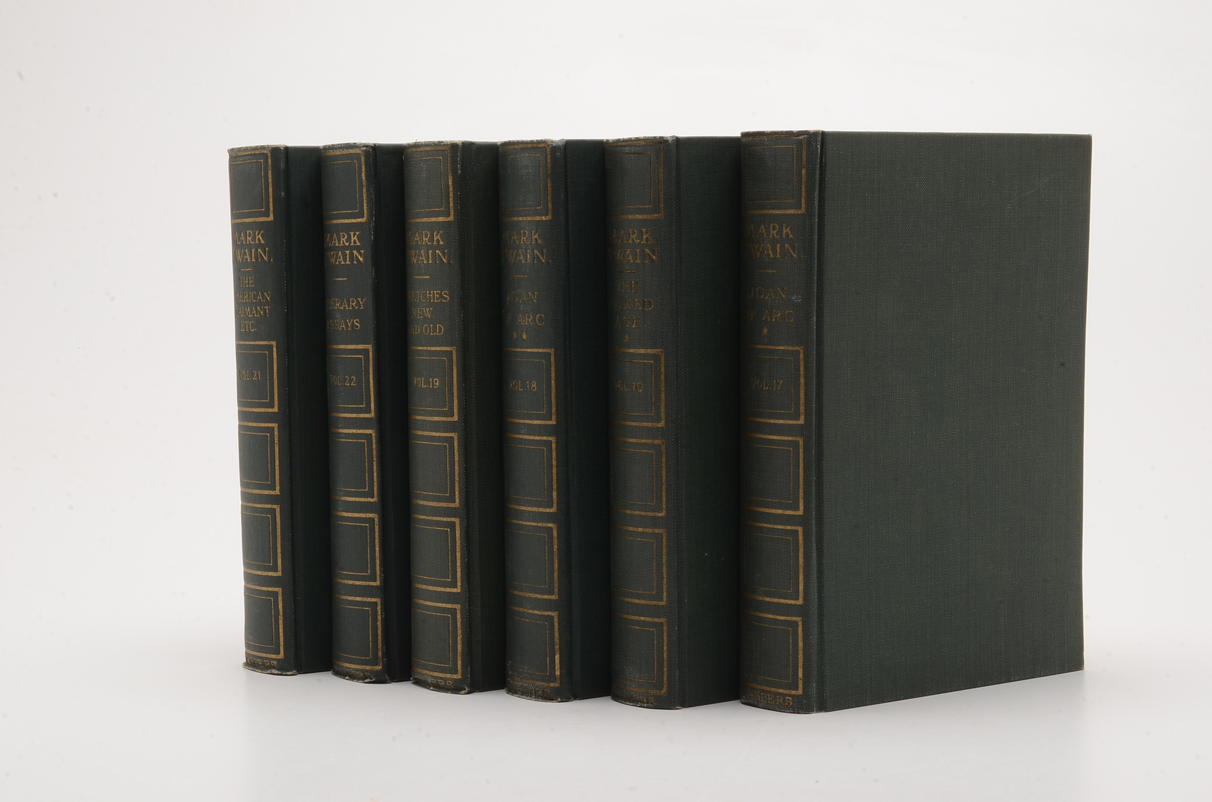 Antique Mark Twain Hardcover Books