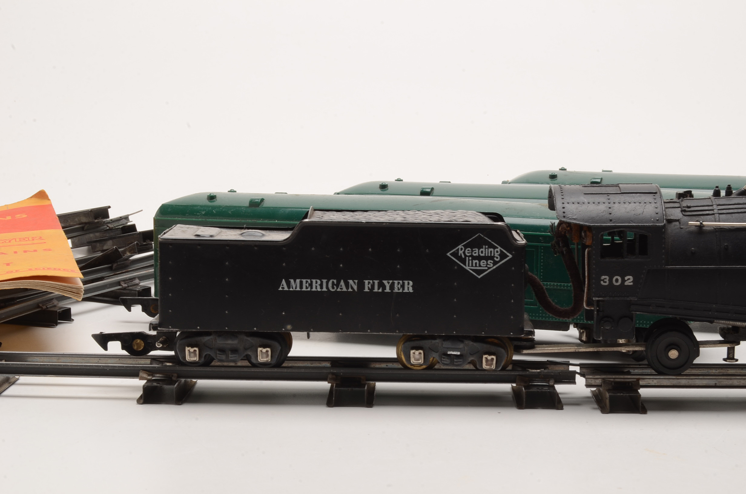 American Flyer Reading Line Engine with Tender and Accessories