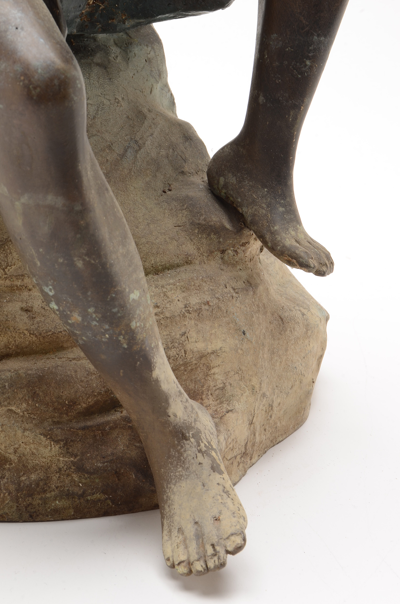 Frontgate Fountain of a Boy with a Fish