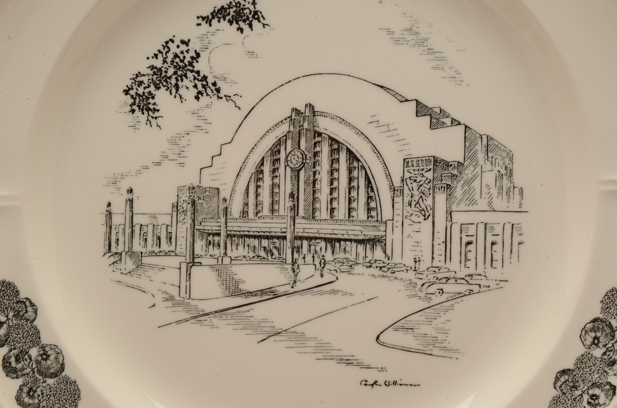 Eight Caroline Williams Collectible Plates of Cincinnati