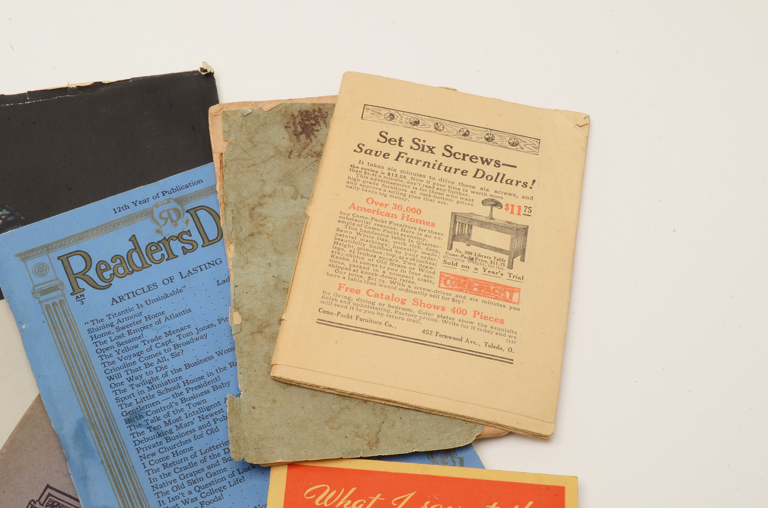 Assorted Vintage Ephemera