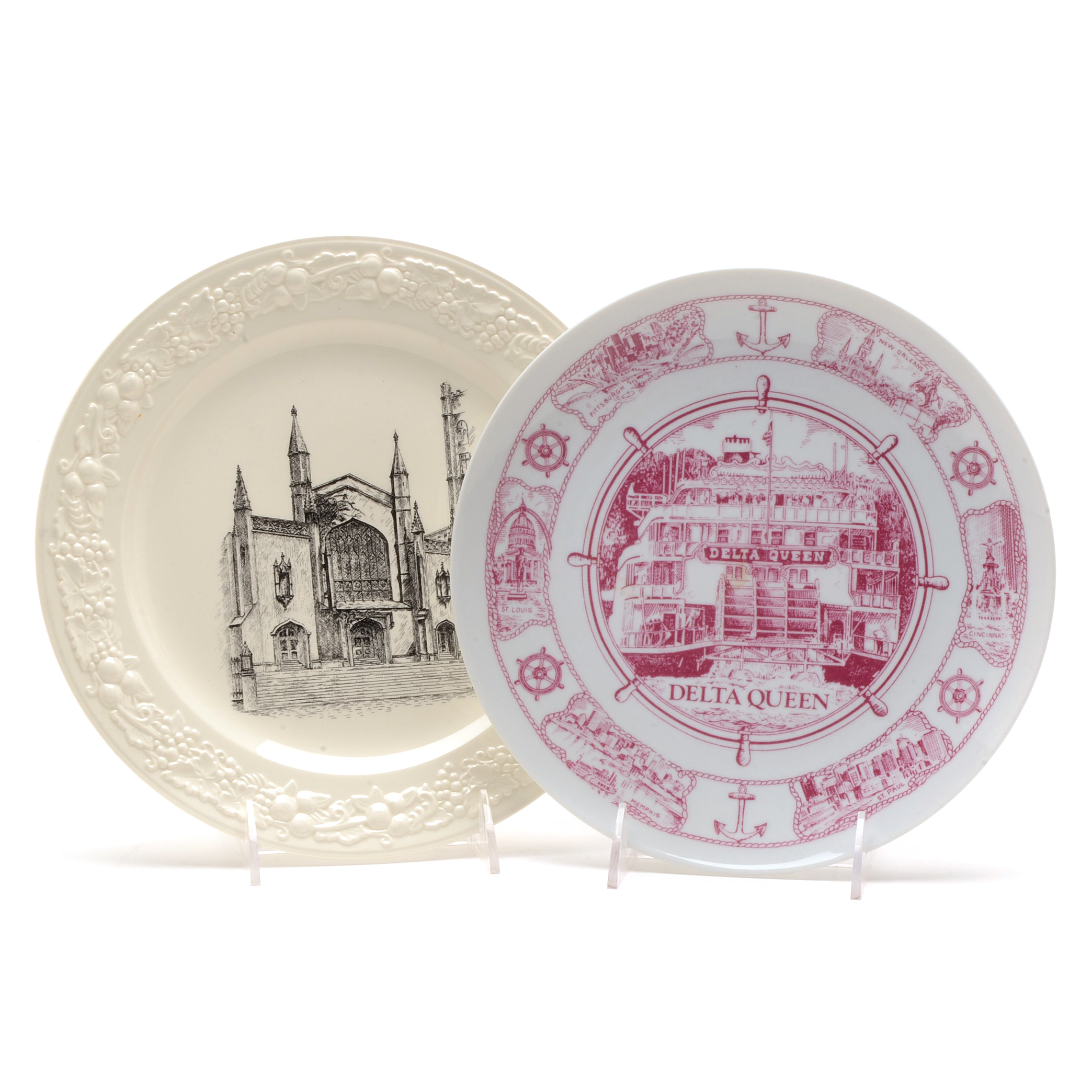 Pair of Cincinnati Collector Plates