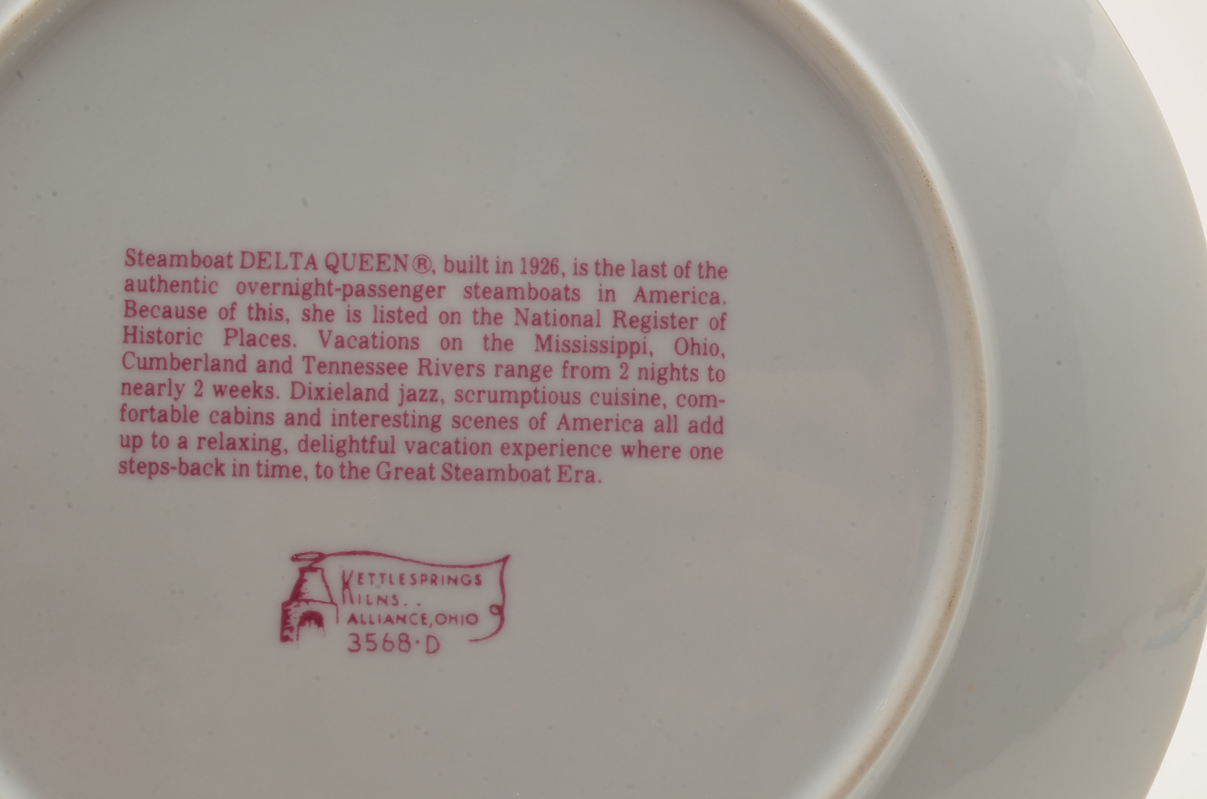 Pair of Cincinnati Collector Plates