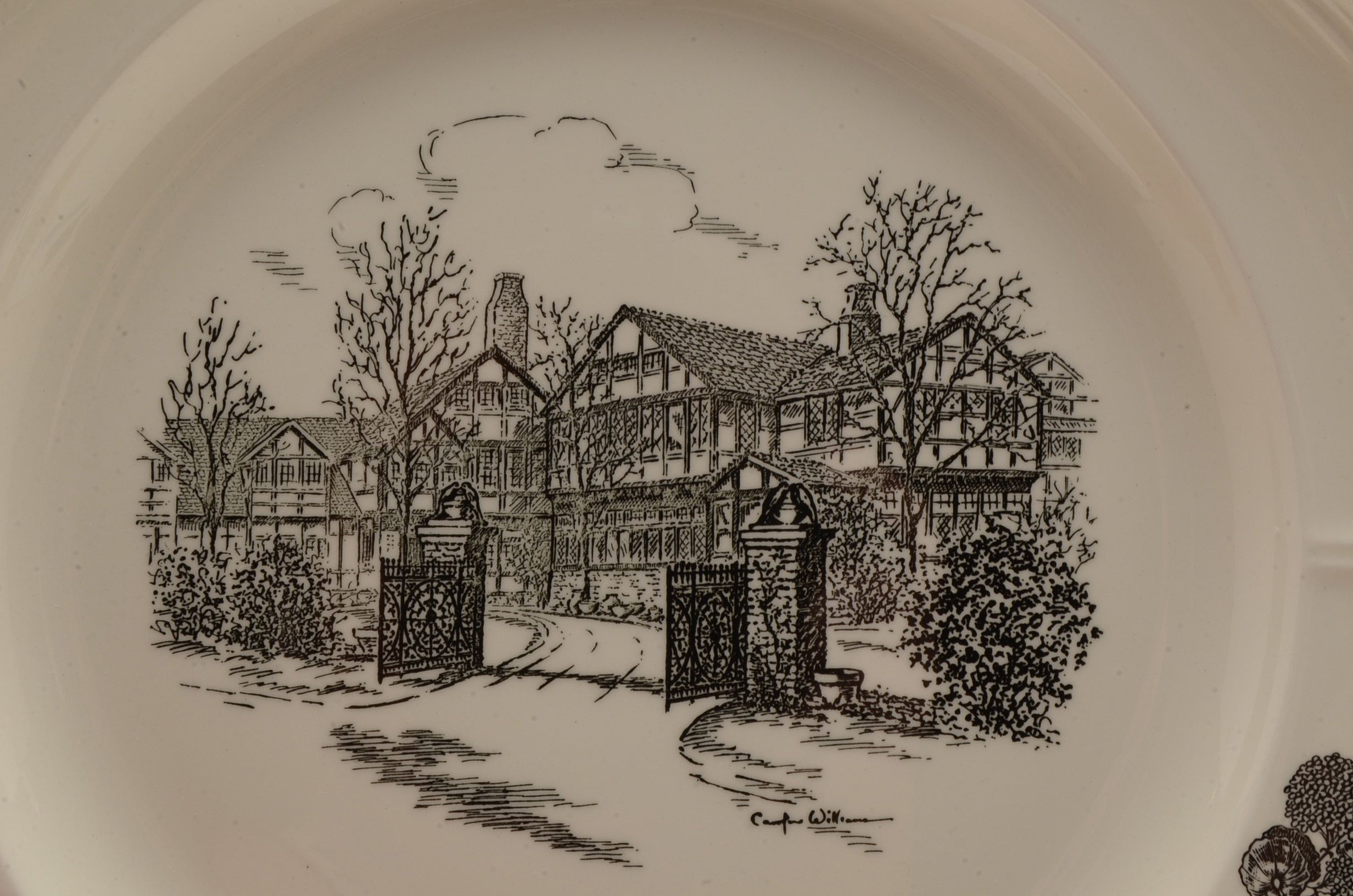 Eight Caroline Williams Collectible Plates of Cincinnati
