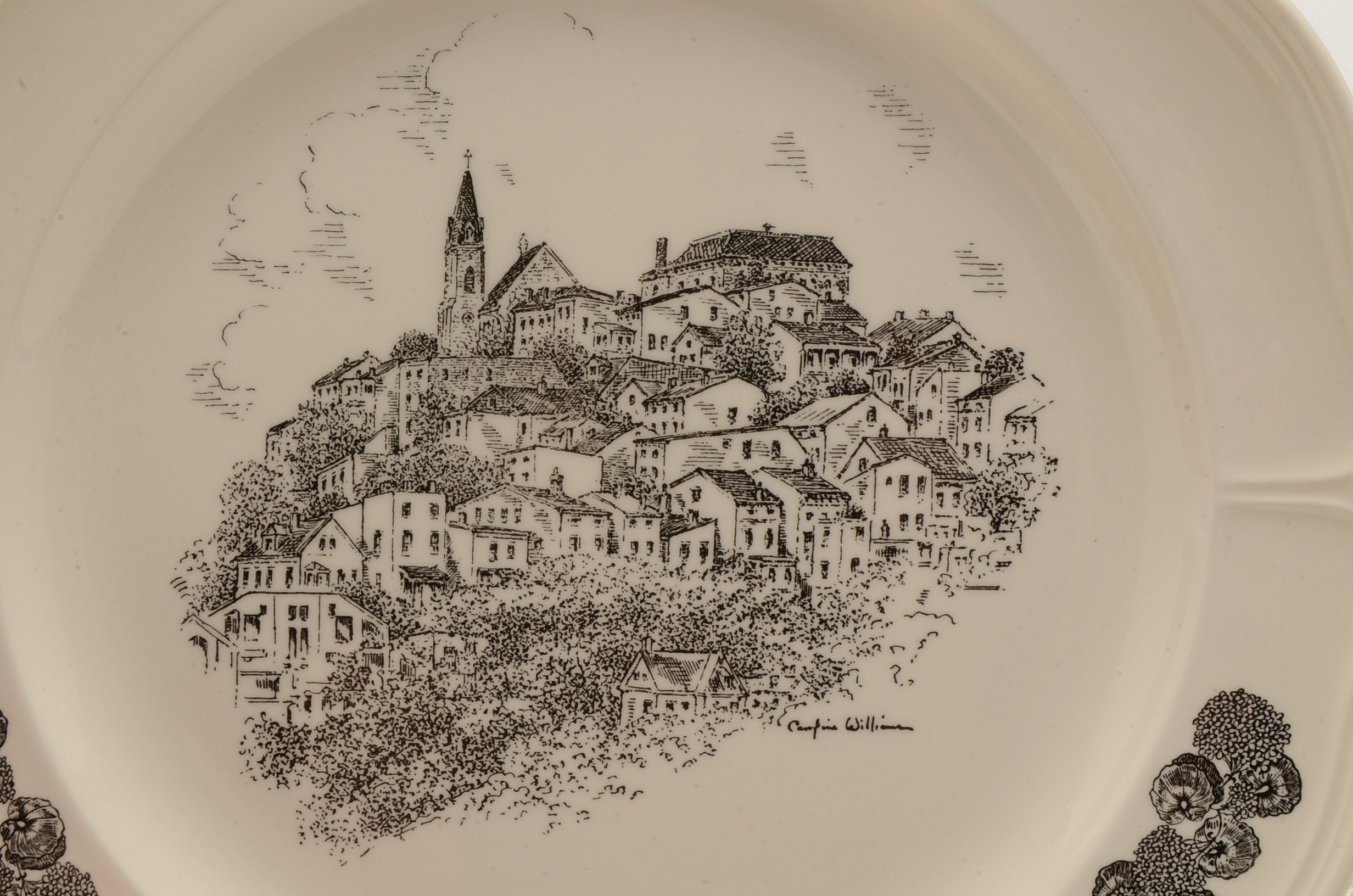 Eight Caroline Williams Collectible Plates of Cincinnati