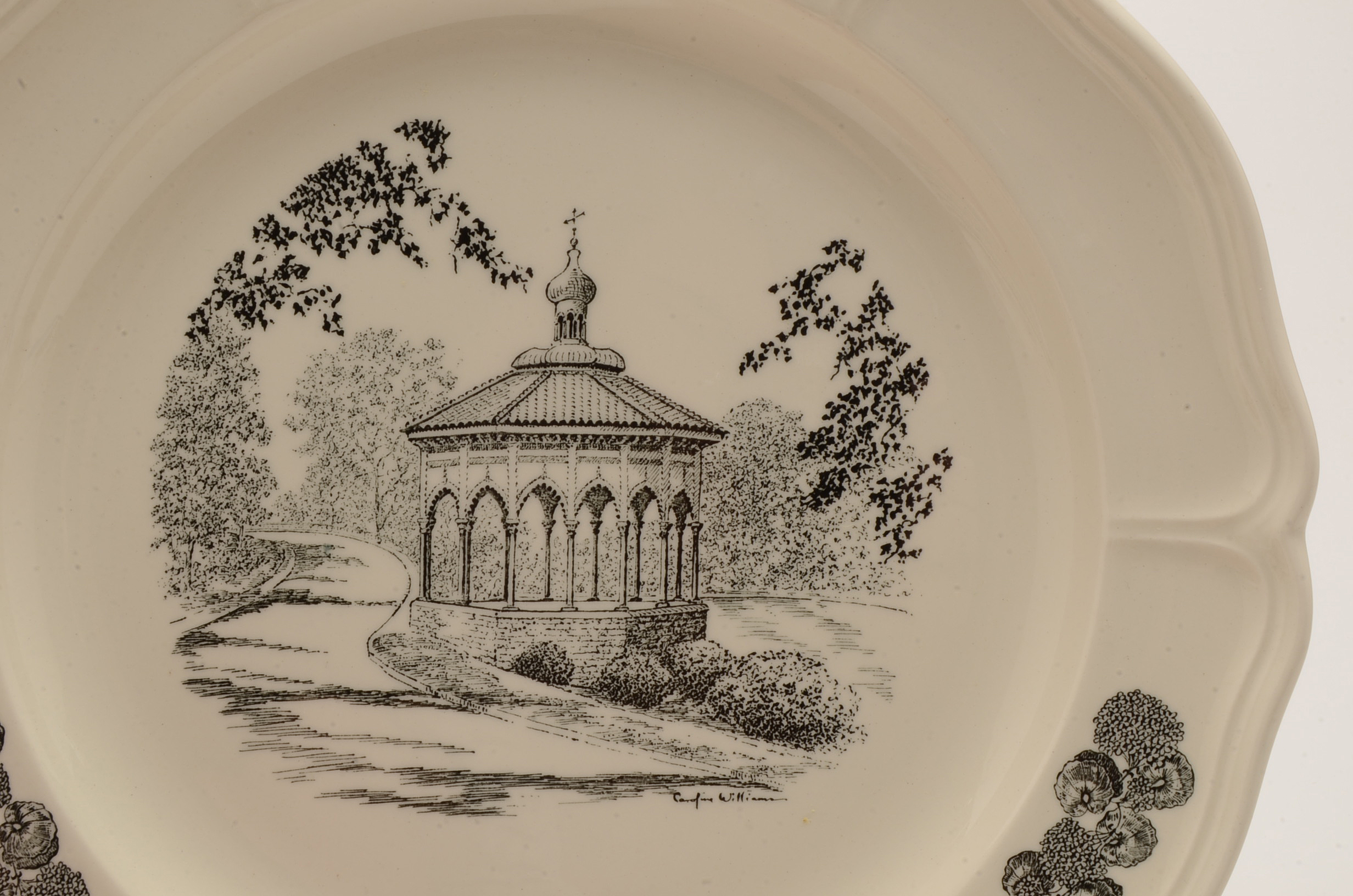Eight Caroline Williams Collectible Plates of Cincinnati
