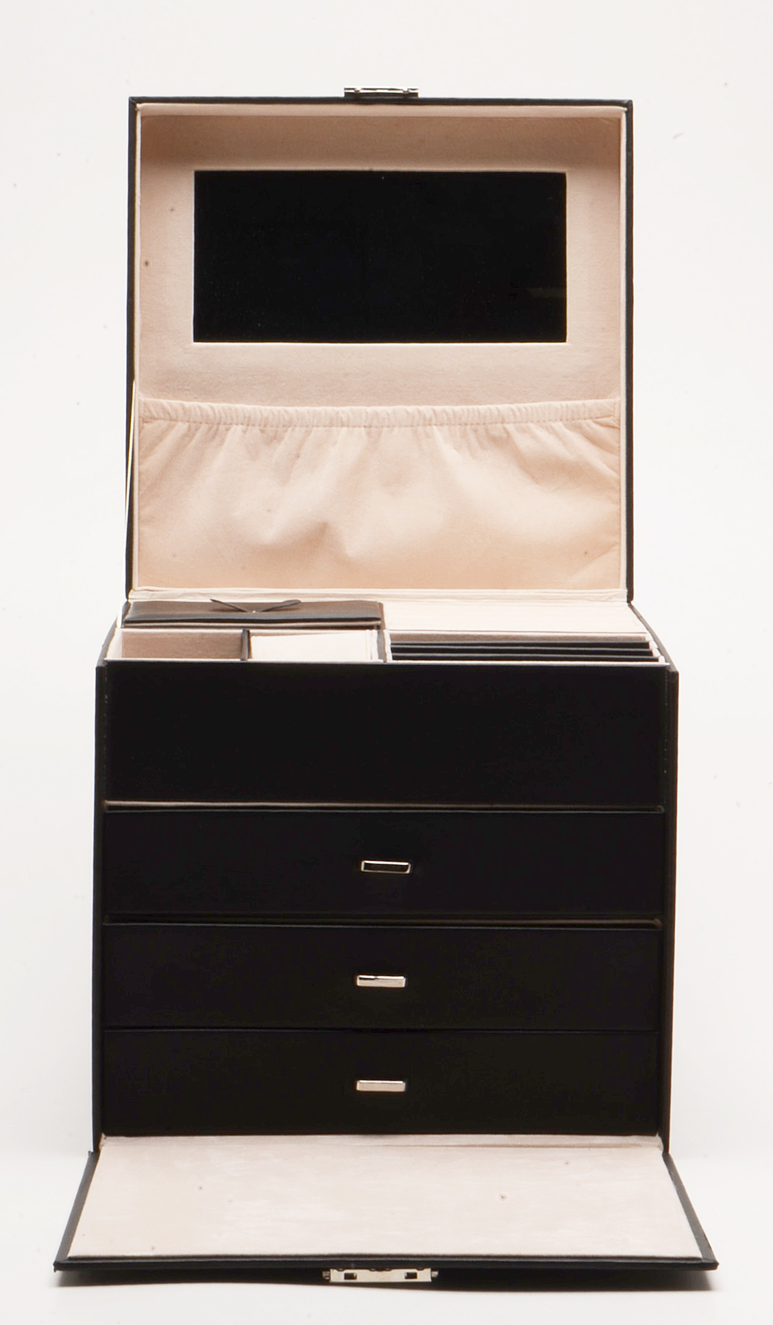 Faux Leather Jewelry Case