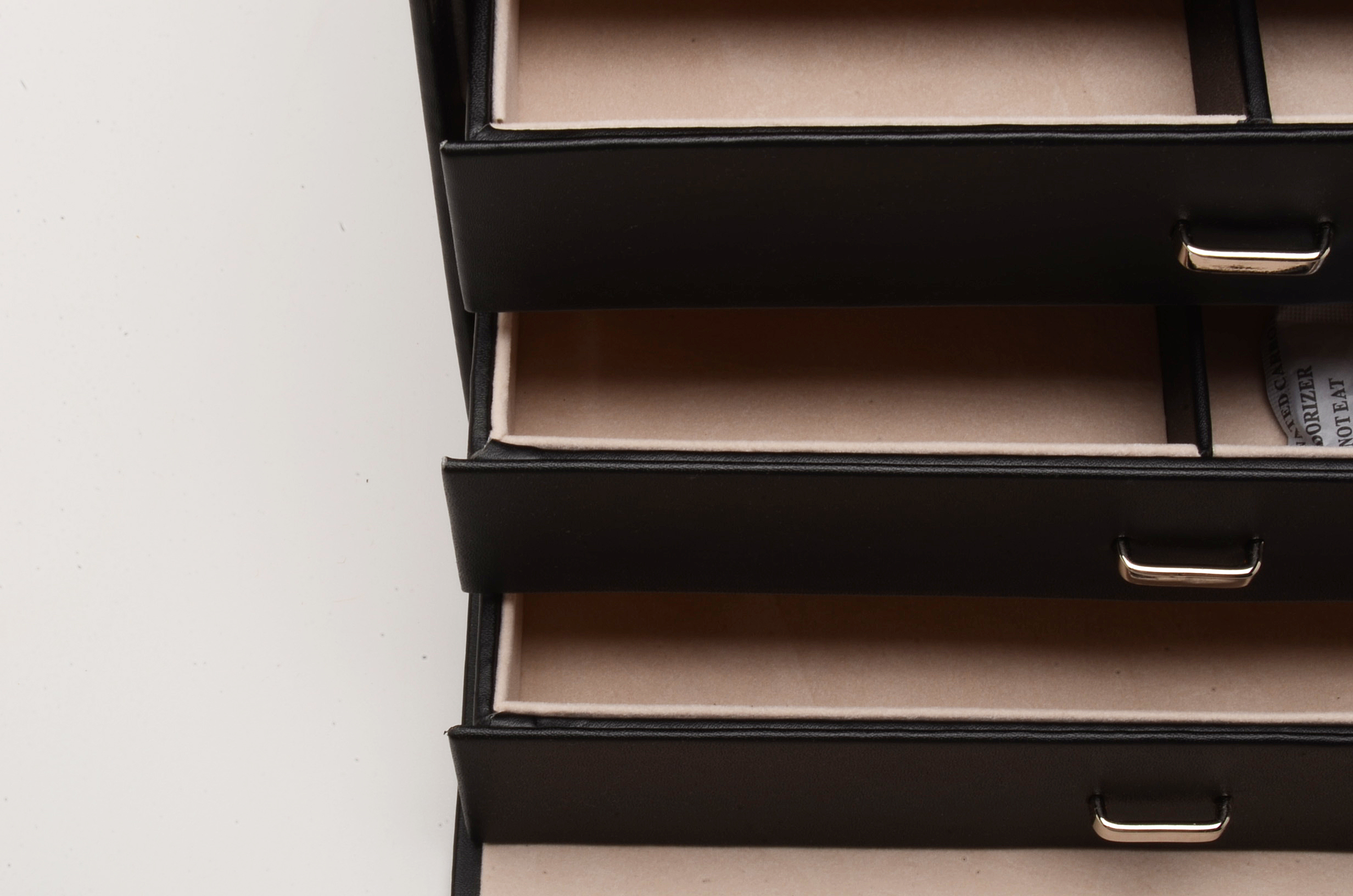 Faux Leather Jewelry Case