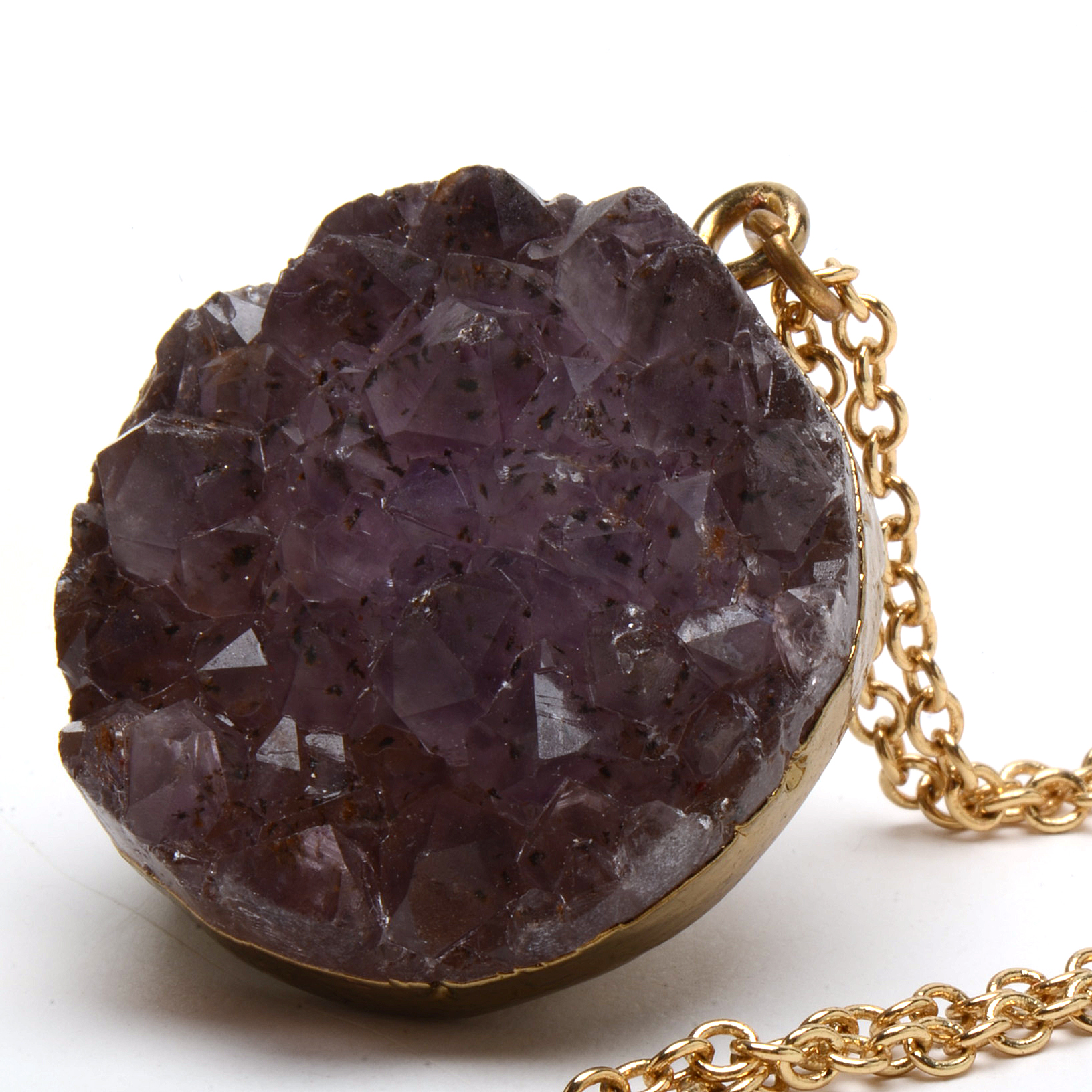 Gold Tone Amethyst Jewelry From CGI CN
