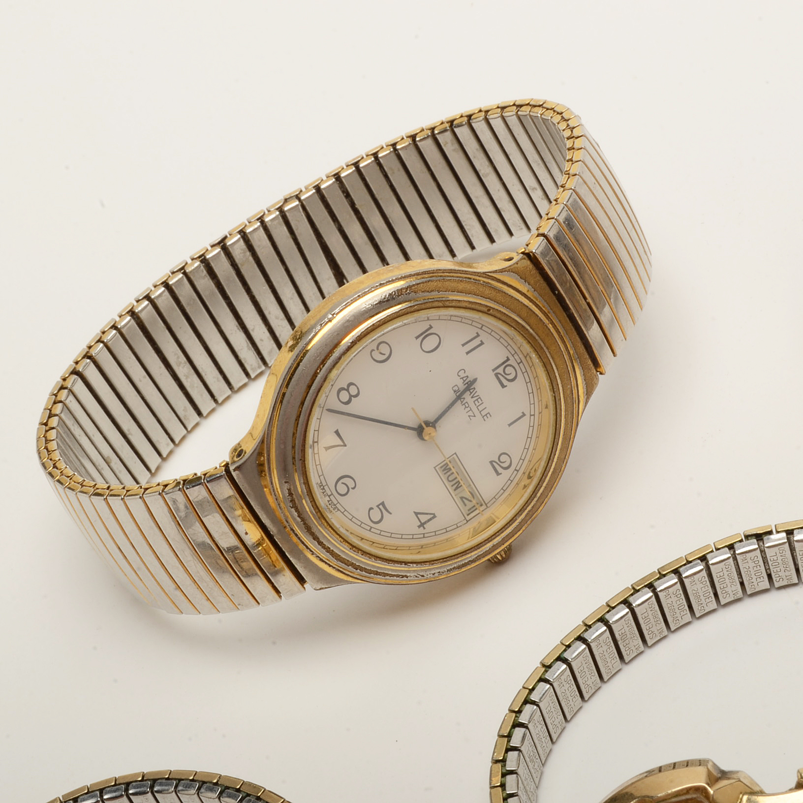 Collection of Vintage Watches With Gruen, Louis and Caravelle