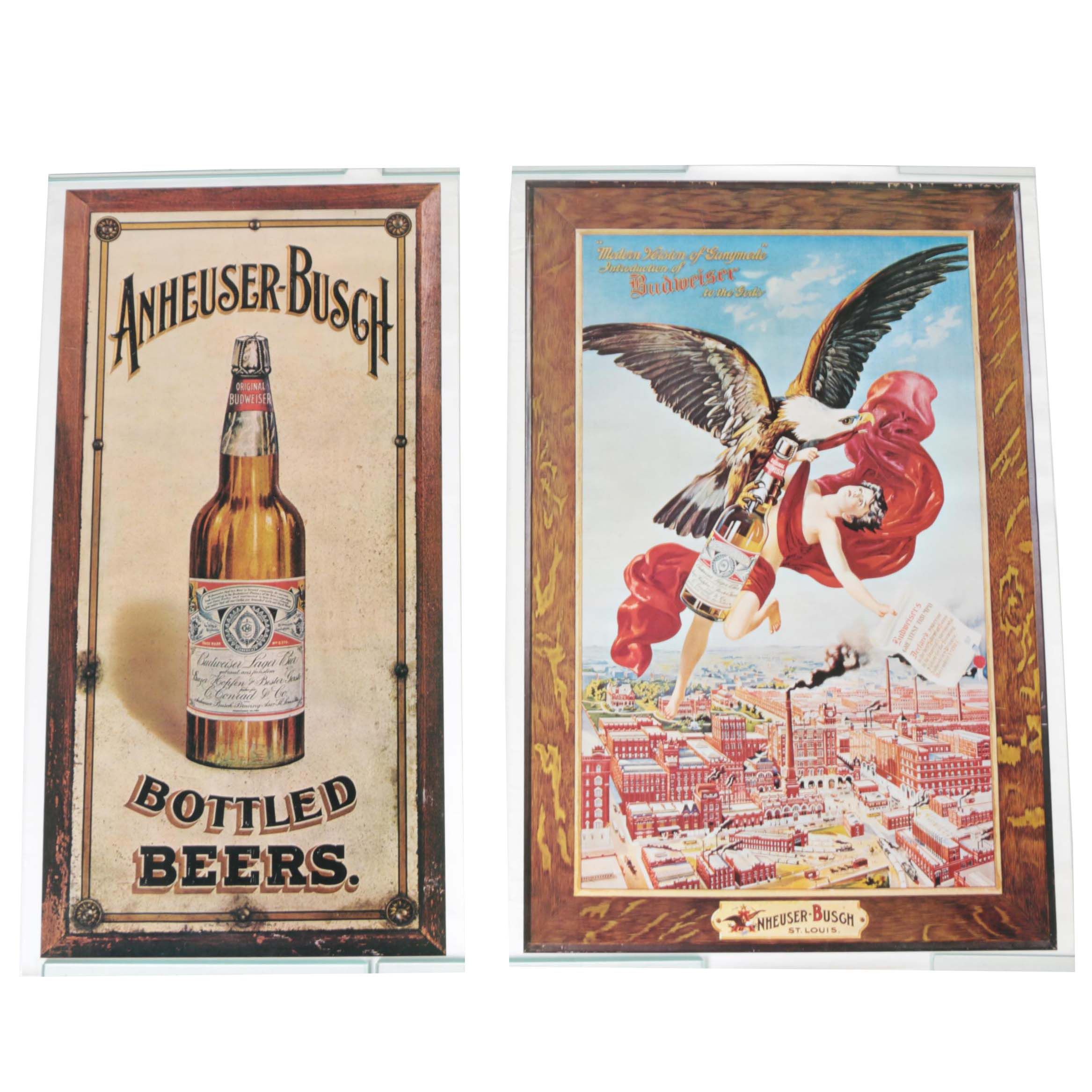Offset Lithographic Posters for Anheuser-Busch