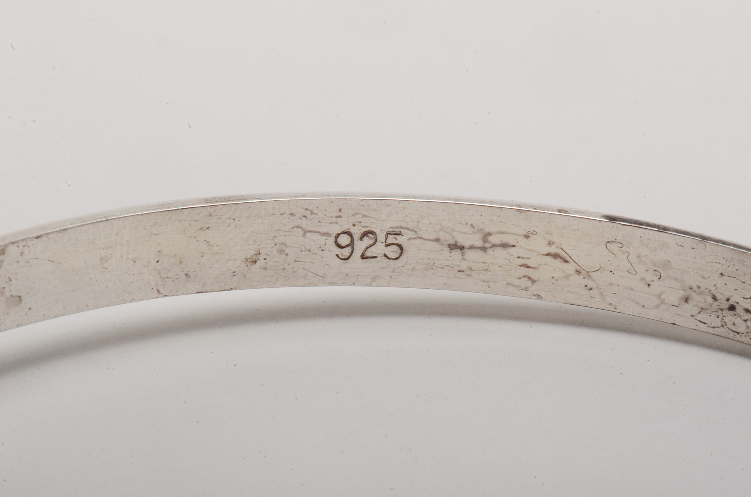 Six Hinged Sterling Silver Bangles