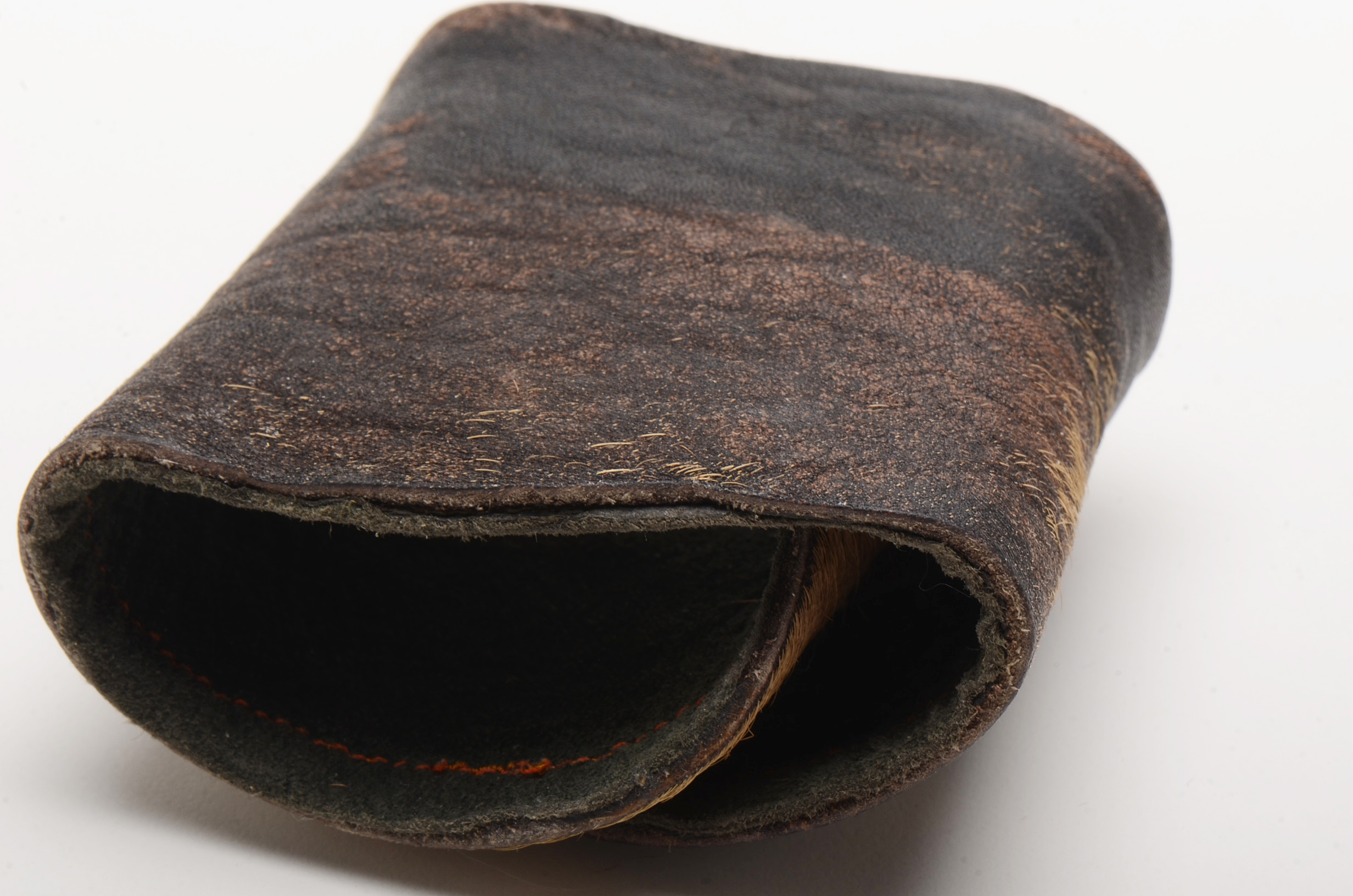 Wing & King Cowhide Cuff and 10K White Gold Cubic Zirconia Ring