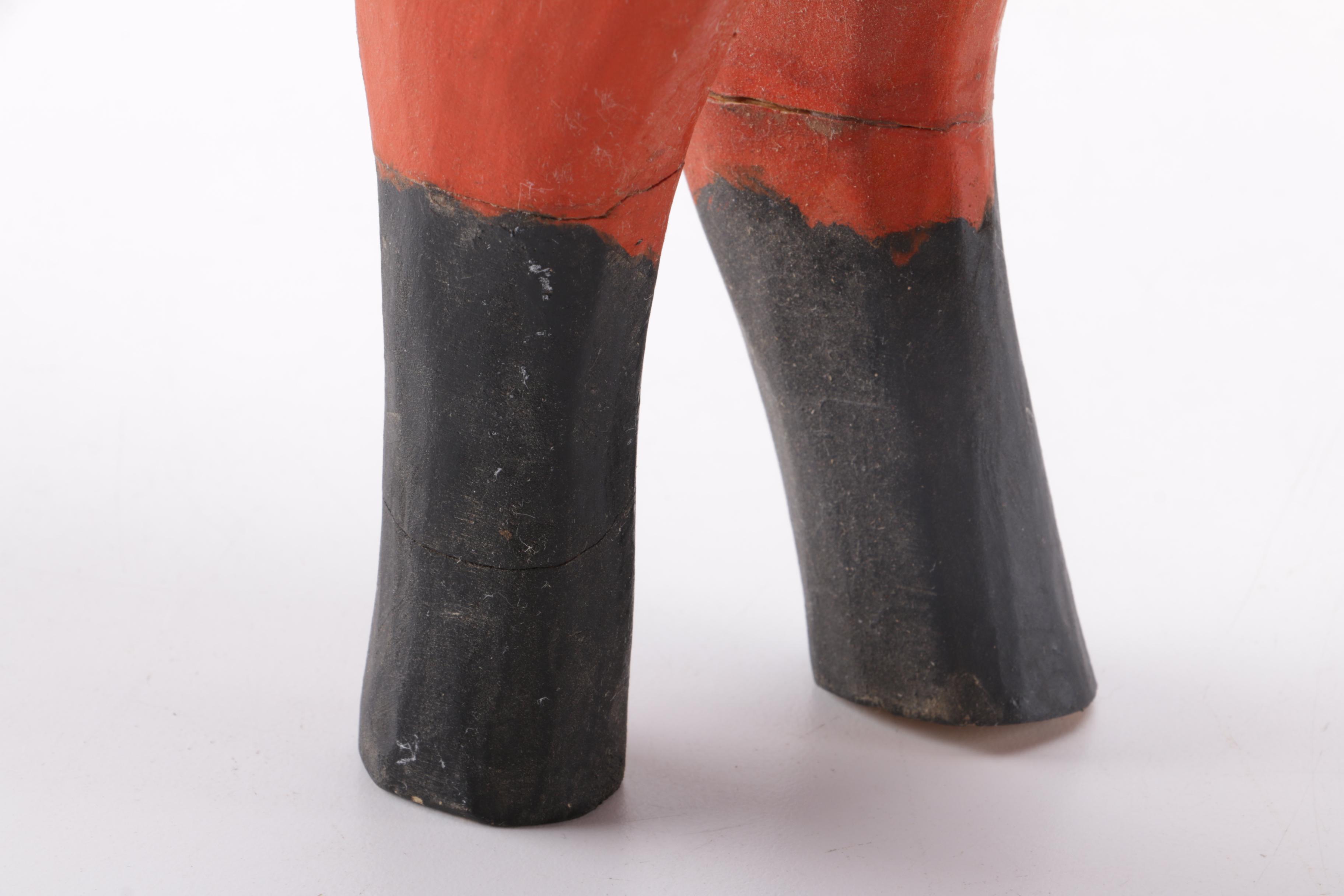 Hand Carved Minnie and Garland Adkins Folk Art Fox