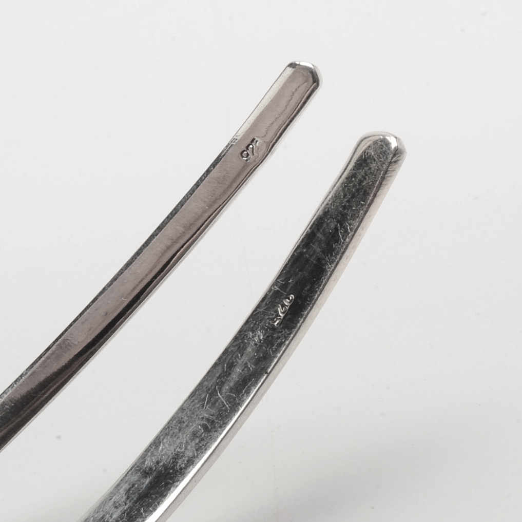 Sterling Collar Necklaces with Agate and Onyx Pendants