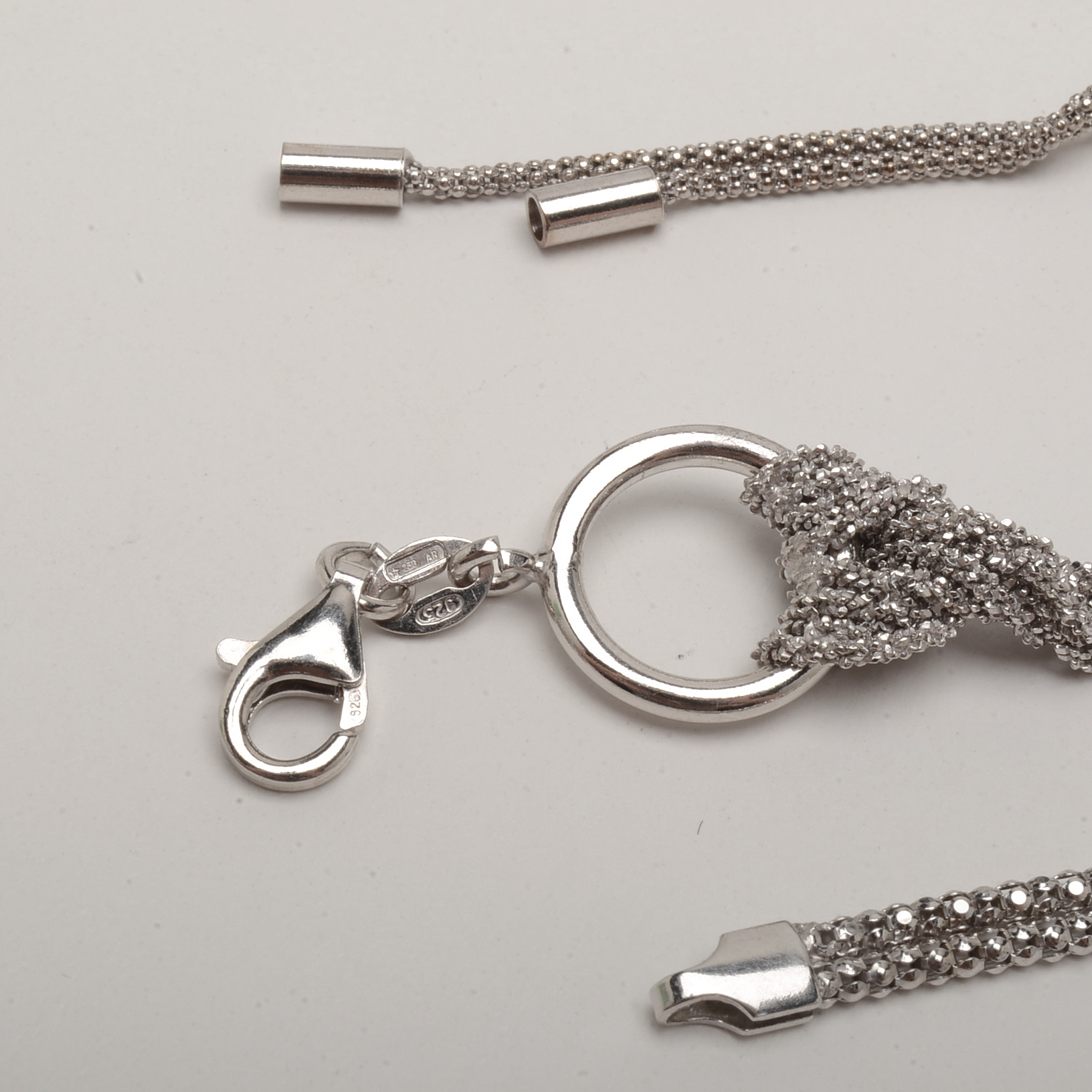 Sterling Silver Fine Chain Necklaces, Bracelets and Earrings