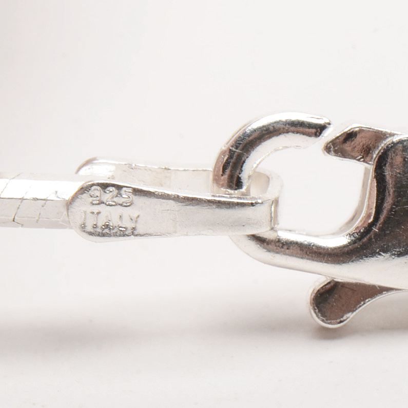 Sterling Silver Snake Chain and Cords With Cross Pendants