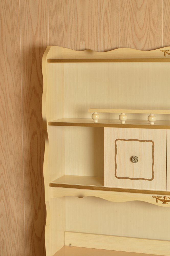 Mid-Century Desk With Hutch and Chair