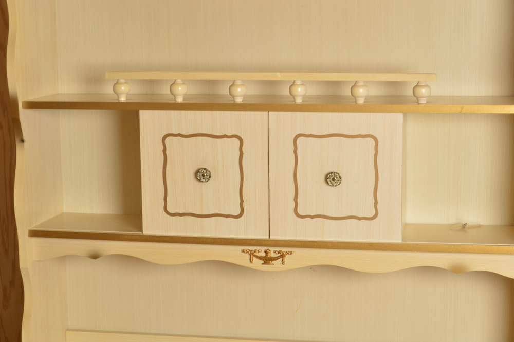 Mid-Century Desk With Hutch and Chair
