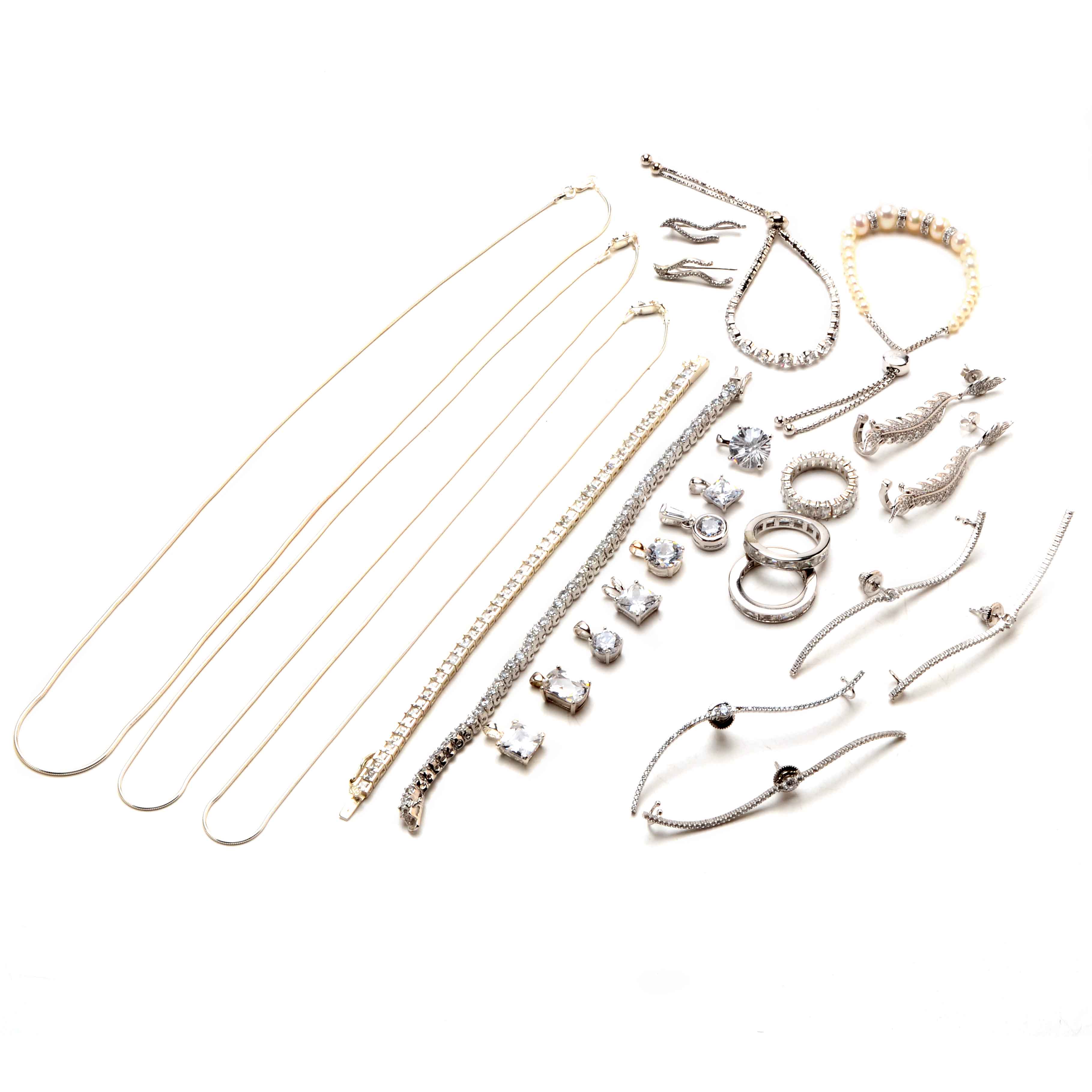 Sterling Silver Fashion Jewelry with Pendants