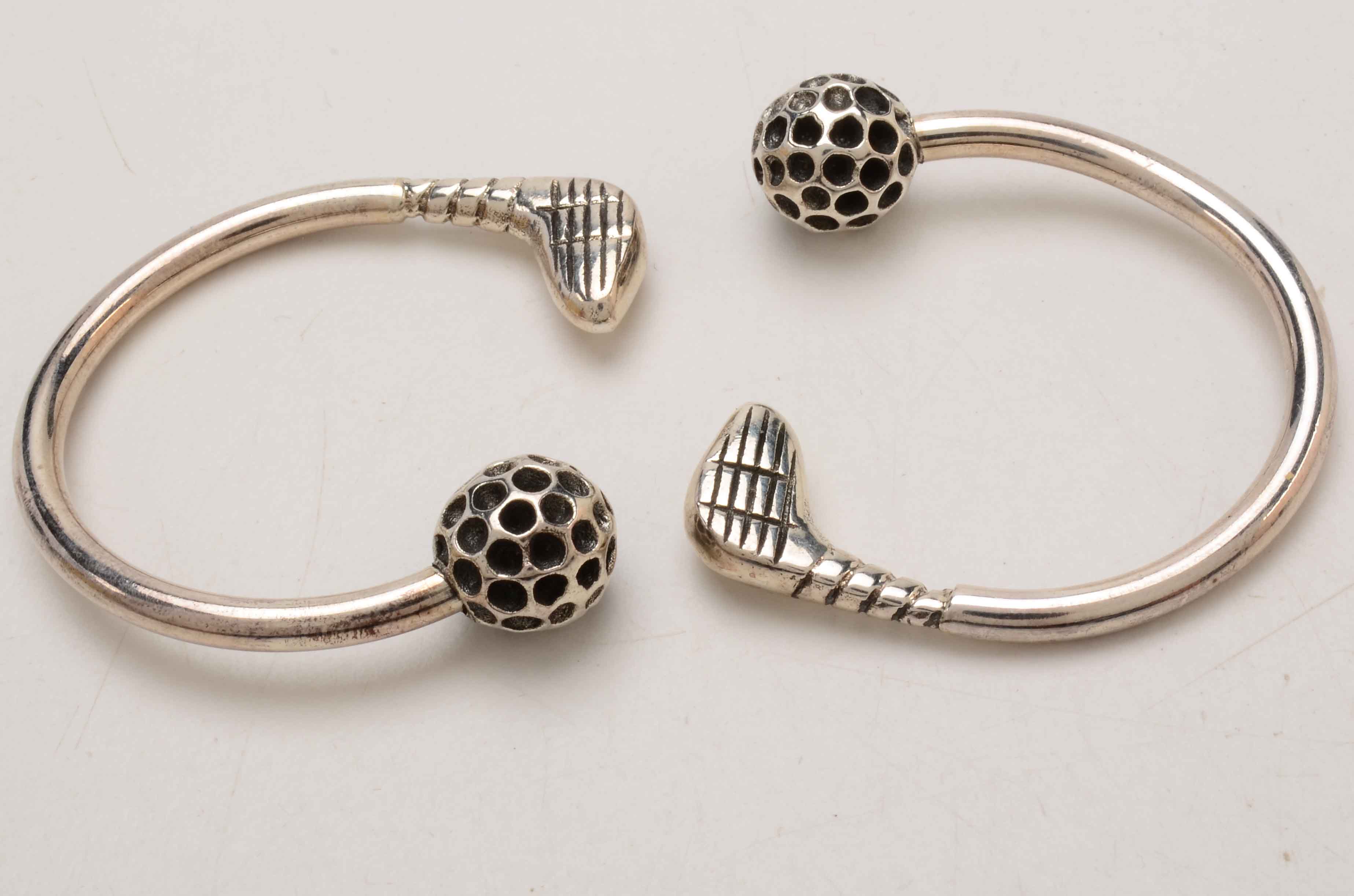 Sterling Keychains and Small Bangles