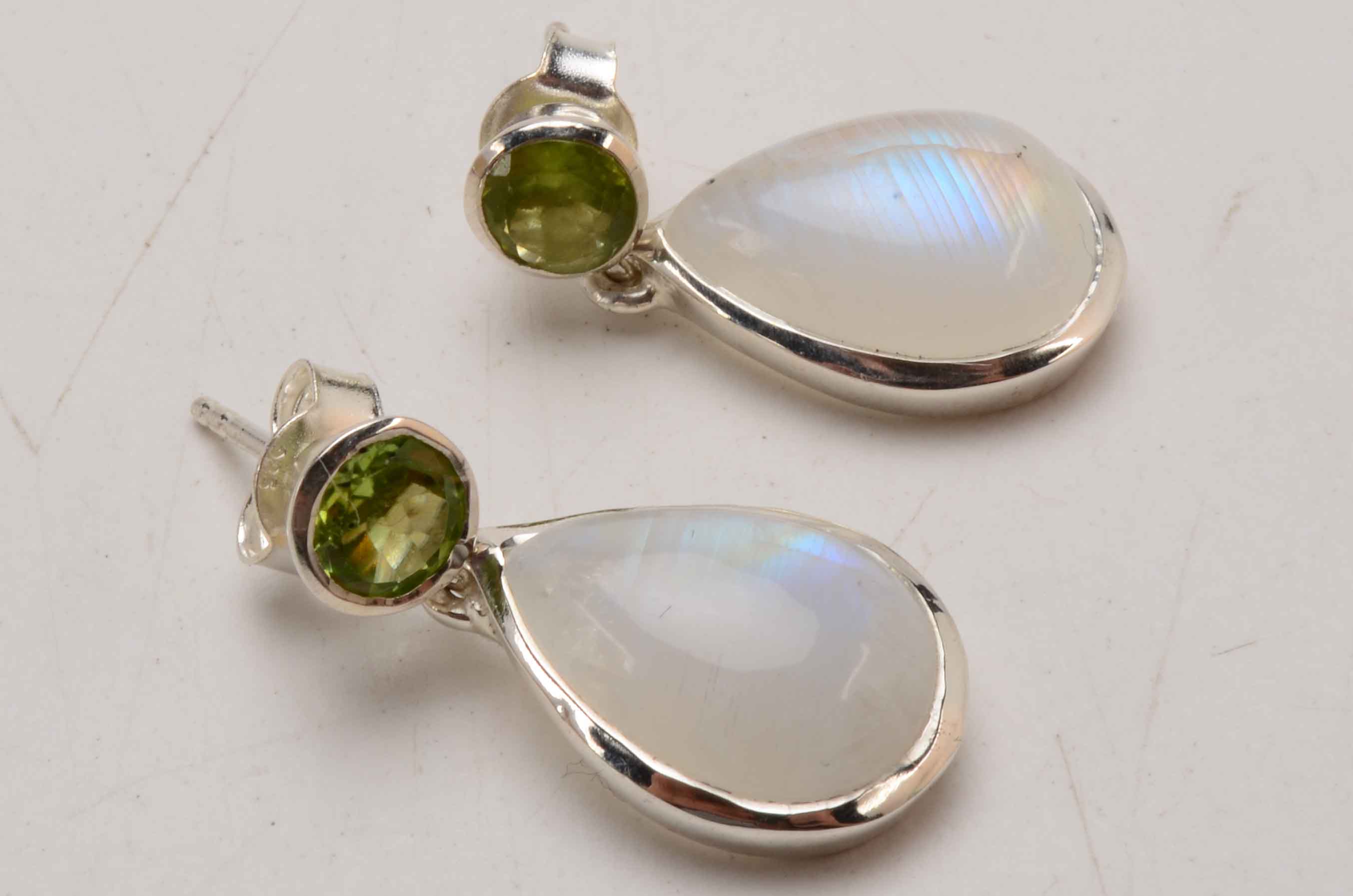 Sterling Jewelry Featuring Labradorite, Moonstone and Peridot