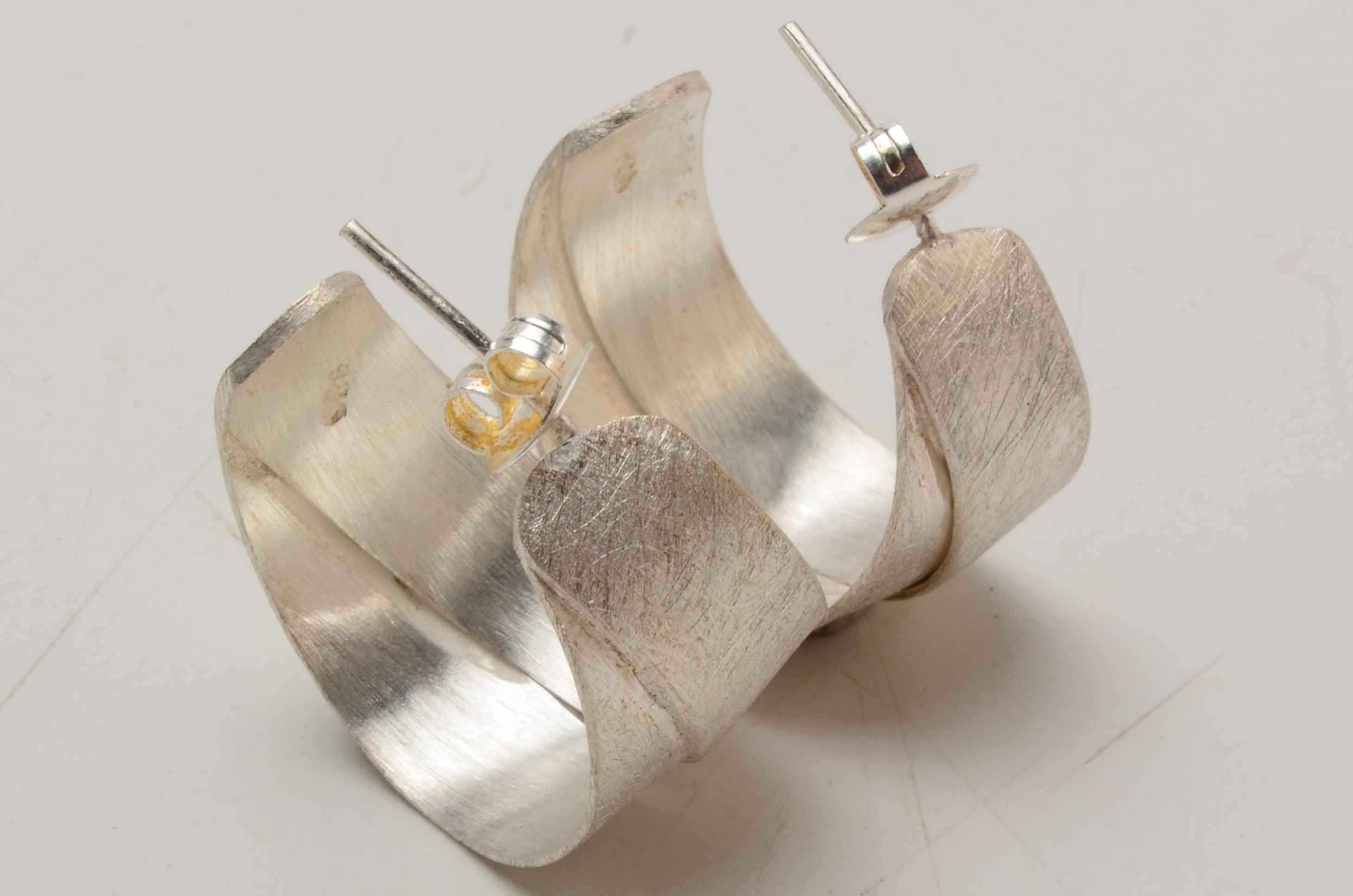 Sterling Lariat Length Necklace, Bangles, Earrings and Ring