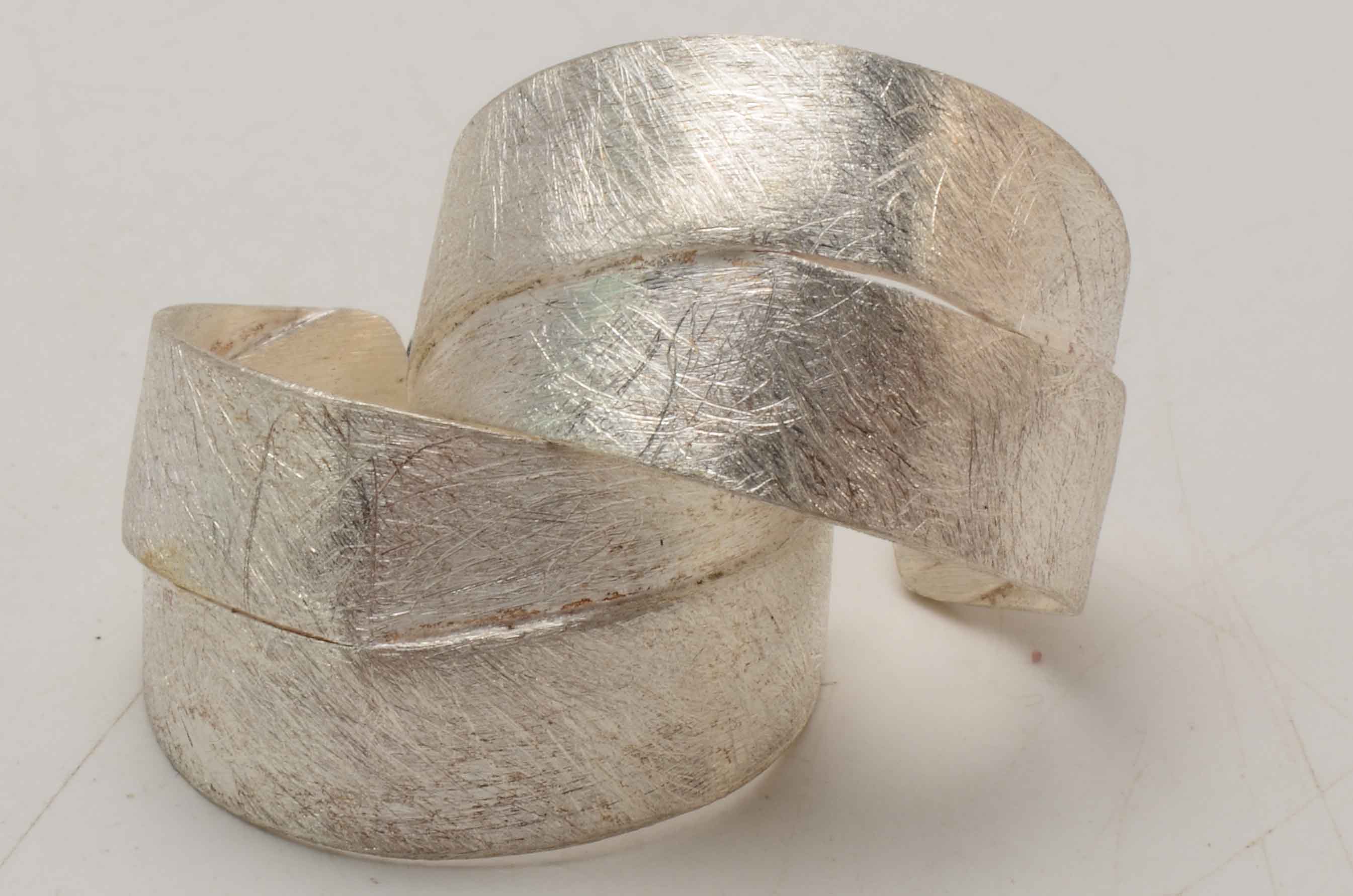 Sterling Lariat Length Necklace, Bangles, Earrings and Ring