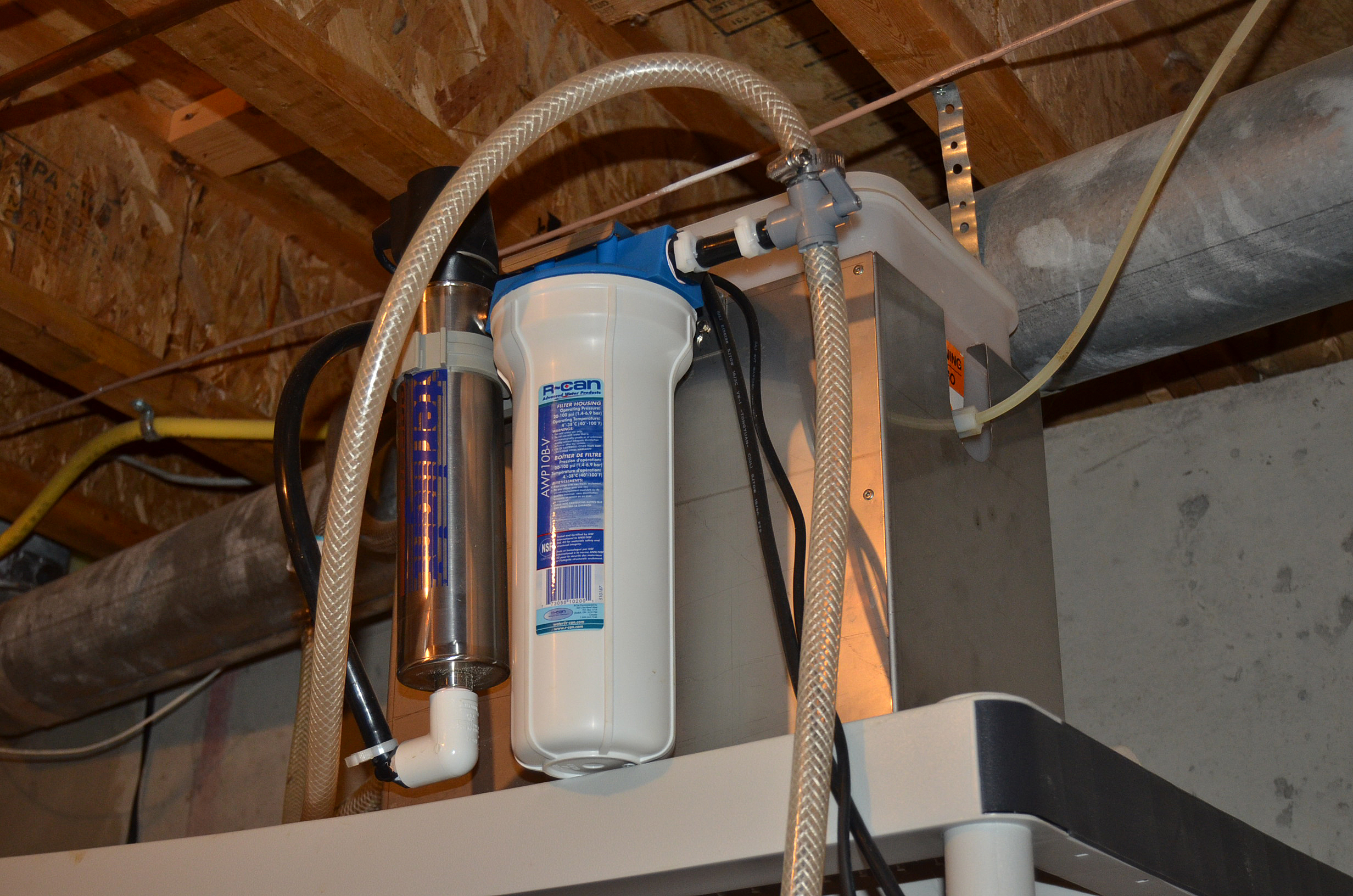 Framed Enameled Glass Wall Fountain